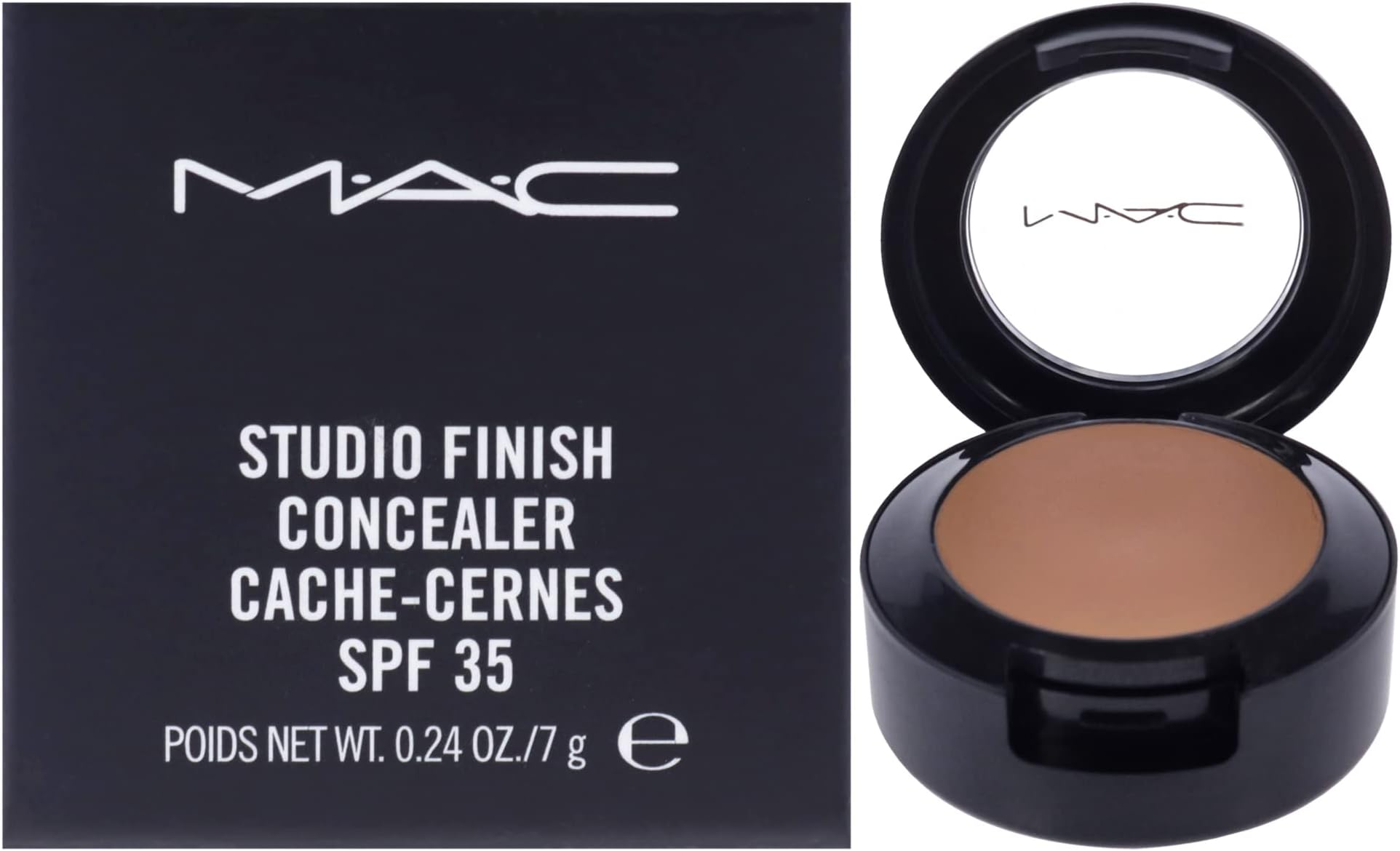 MAC Studio Finish Concealer, 7 grams, NW25, 0.24 oz