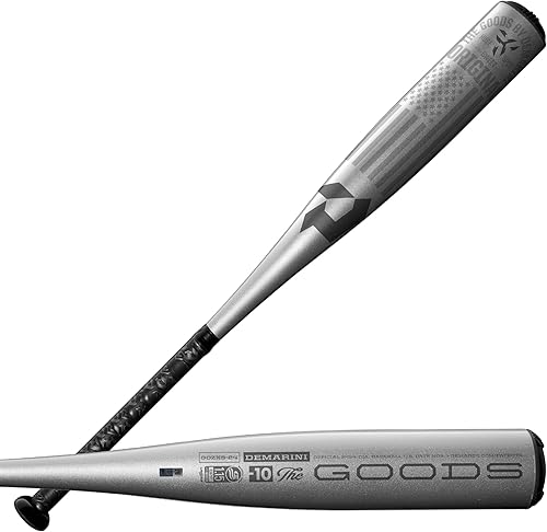 DeMarini 2024 The Goods One Piece 2 34" Barril -10 Bate de béisbol USSSA