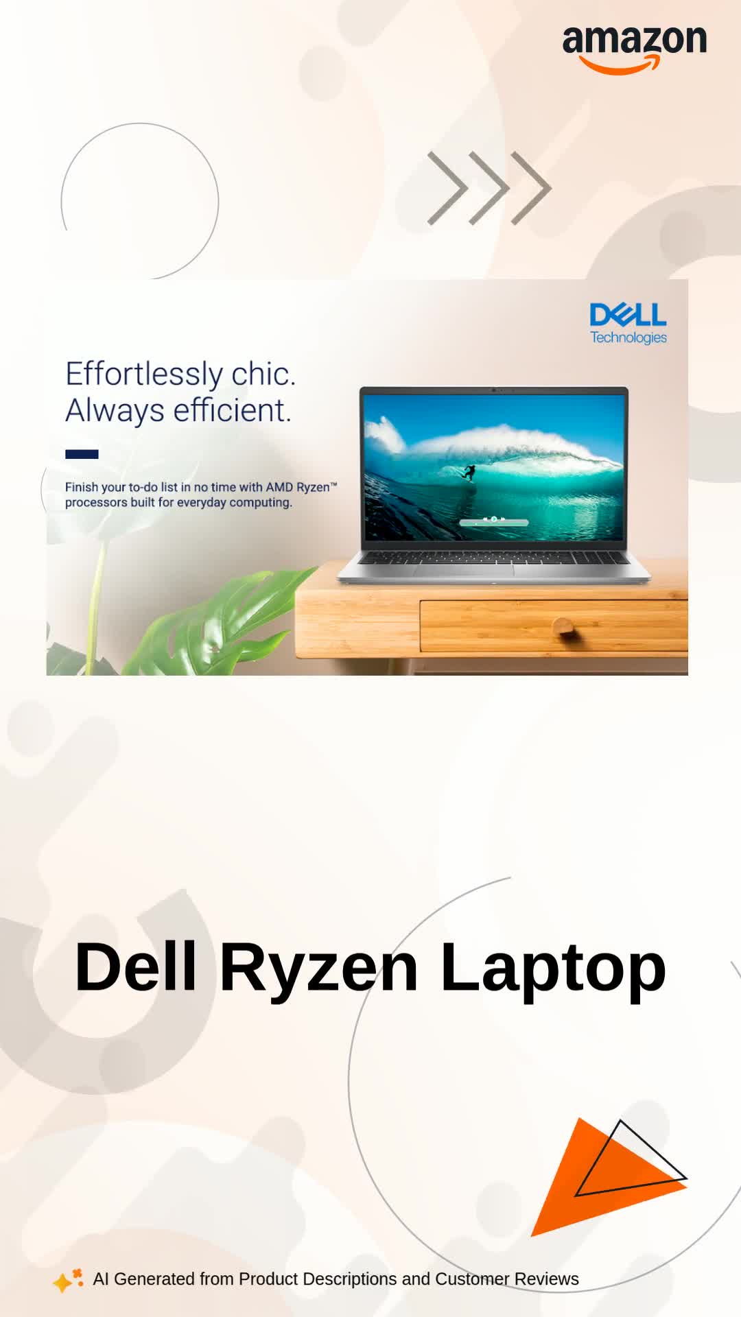 Dell 15, AMD Ryzen 7-7730U, 16GB DDR4, 512GB SSD, FHD, 15.6