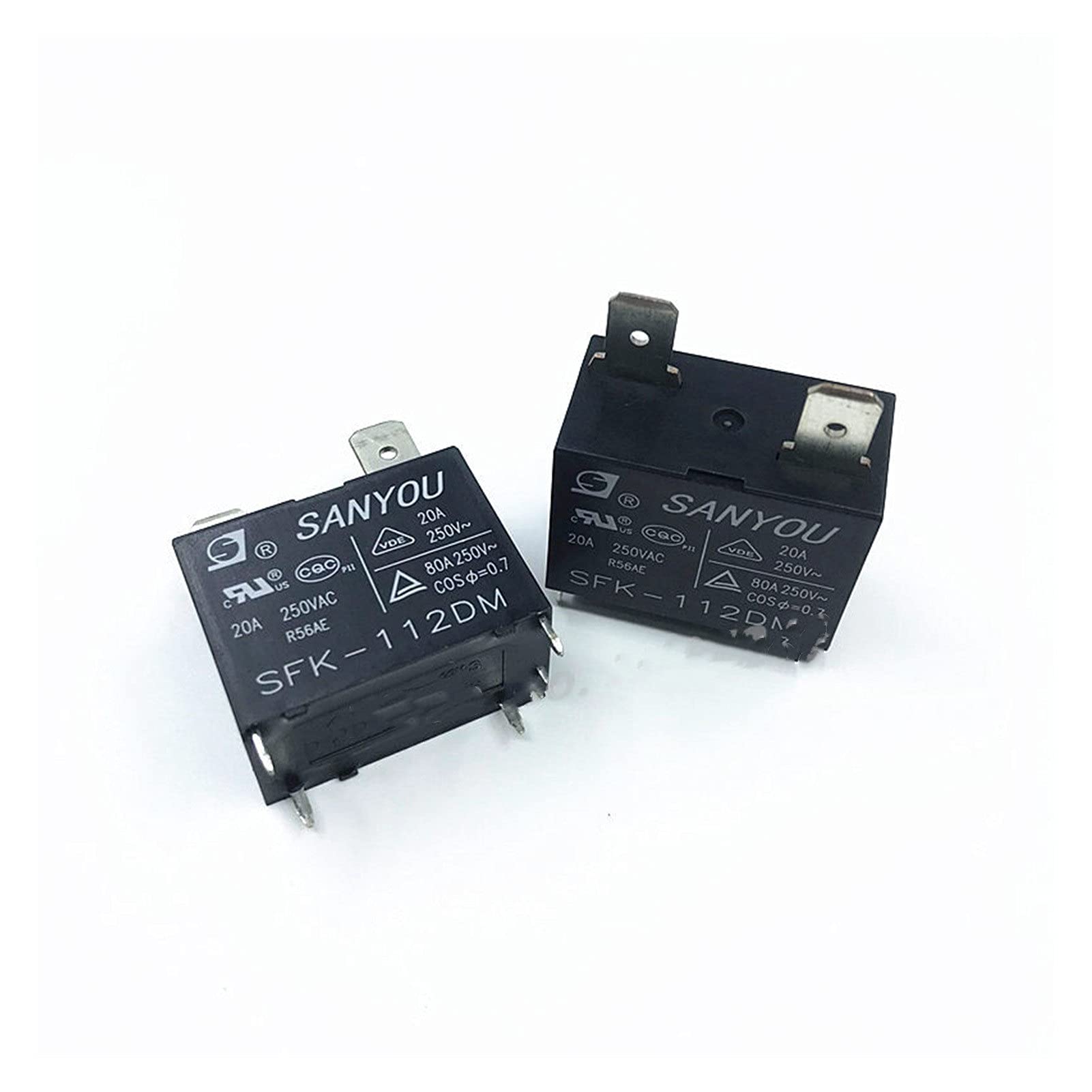 GJZIFGFWQ 1Pcs Relay SFK-112DM 12VDC 20A 250VAC 4Pins Air Conditioner can replace JQX-102F HF102F-12V G4A-1A-E-12V