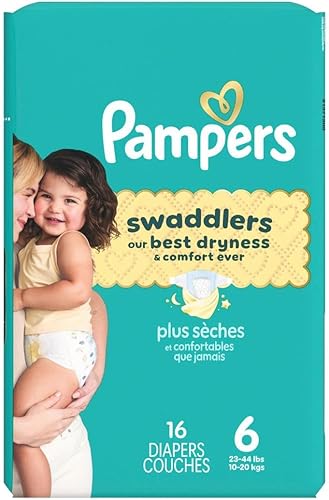 Miniatura 191 de Pampers Swaddlers - Pañales desechables muy suaves para bebé talla 1, 198