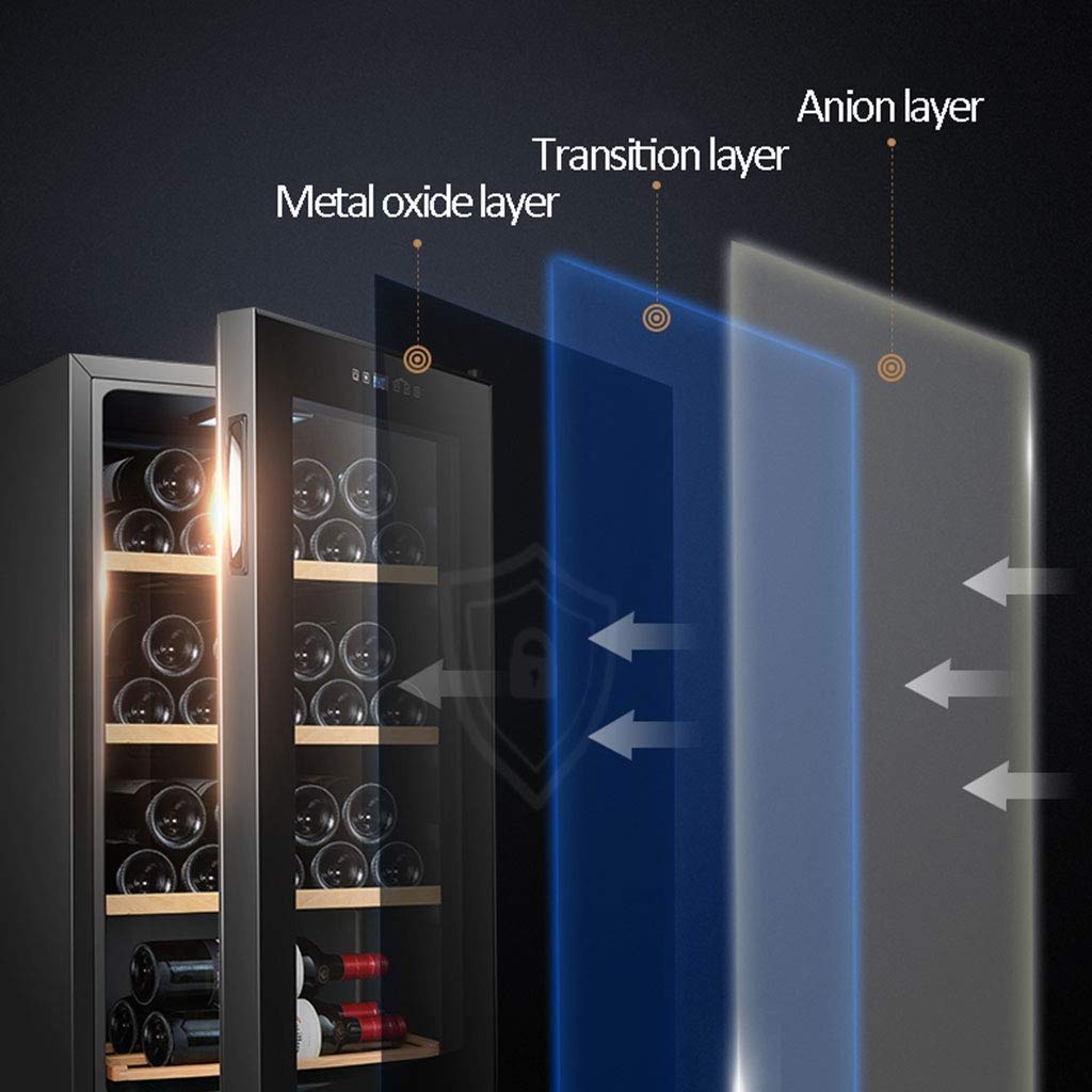 DINGYXIN 84L Wine Cooler/Cabinet Beverage Refrigerator Small Red & White Wine Cellar Digital Temperature Beer Soda Counter Top Bar Office Quiet Operation Compressor Free on Fridge.com