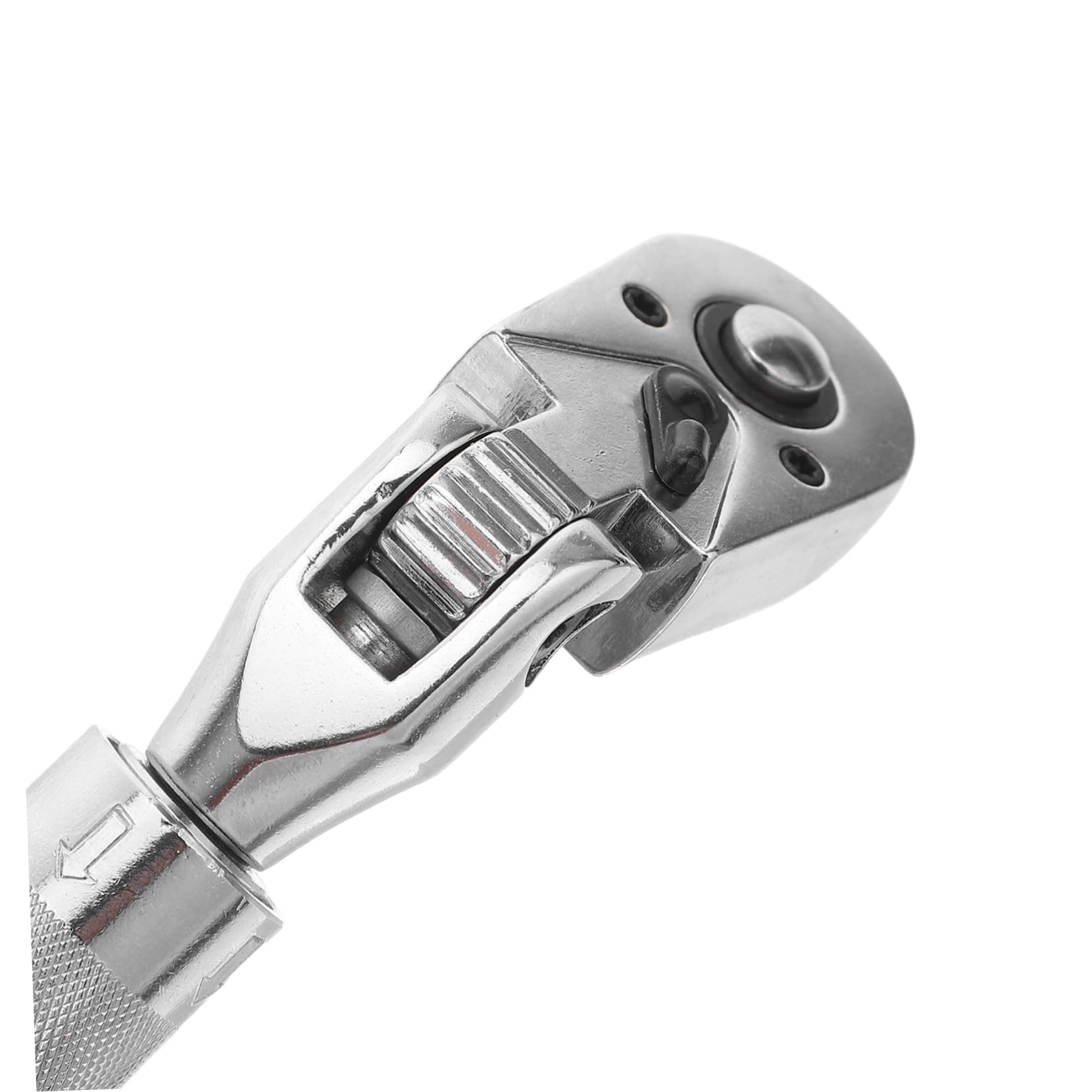 Holibanna Clé à Cliquet Extensible Acier Chrome Vanadium Tête Flexible Dents Réglable avec Dégagement Rapide Outil pour Entretien Automobile