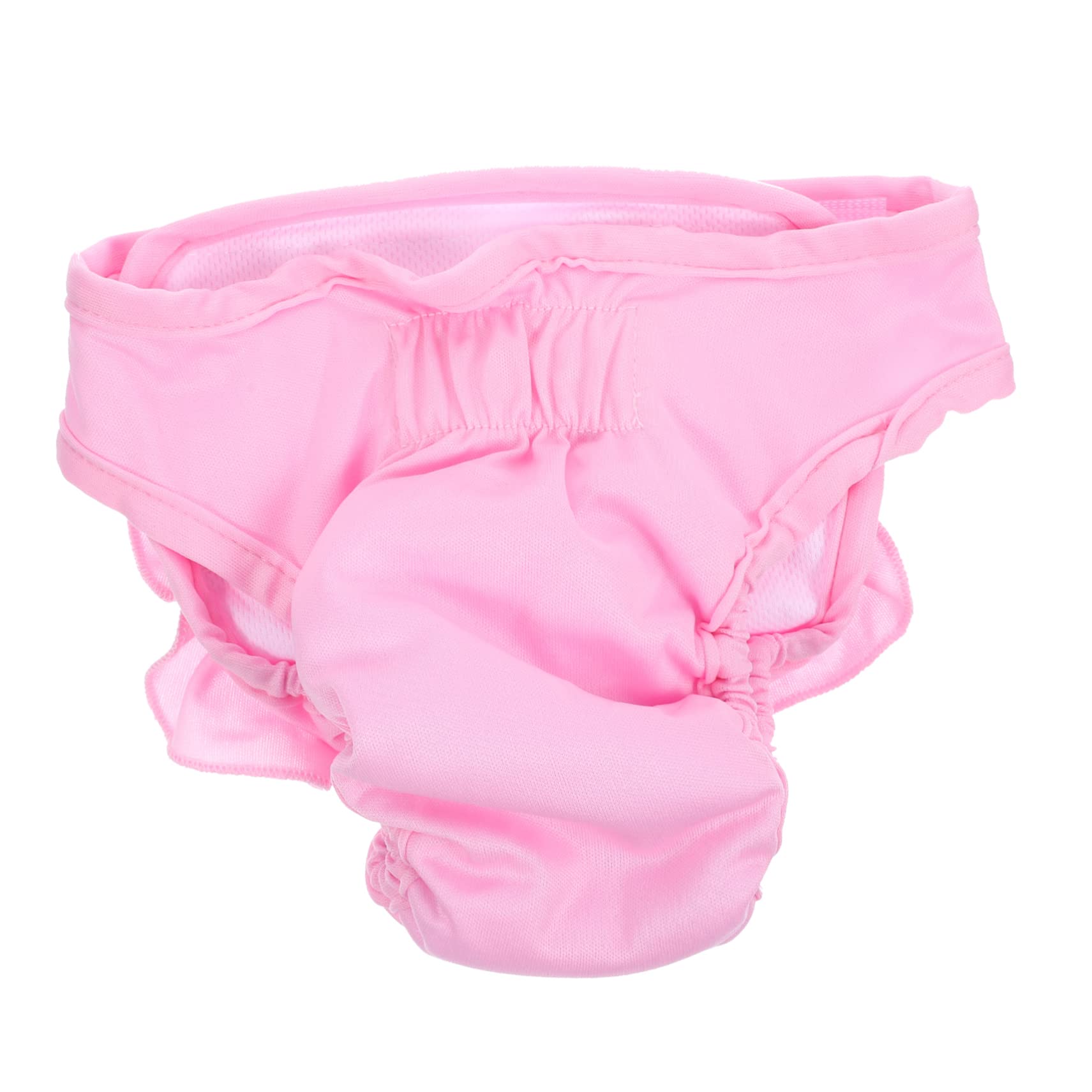 Angoily 4piezas Pañal Reutilizable para Perros Braguitas Sanitarias Absorbentes para Perros Pequeños Período Ajustables y Cómodas Protección Efectiva para Hembras Diseño Elegante y