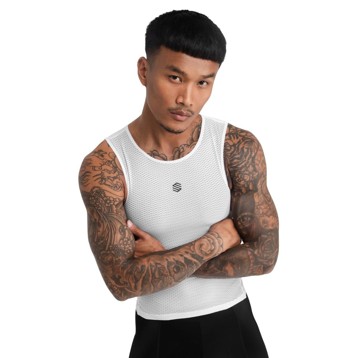 SIROKO - Canotta Intima Tecnica da Ciclismo Velocity - 2XL-​3XL - Bianco