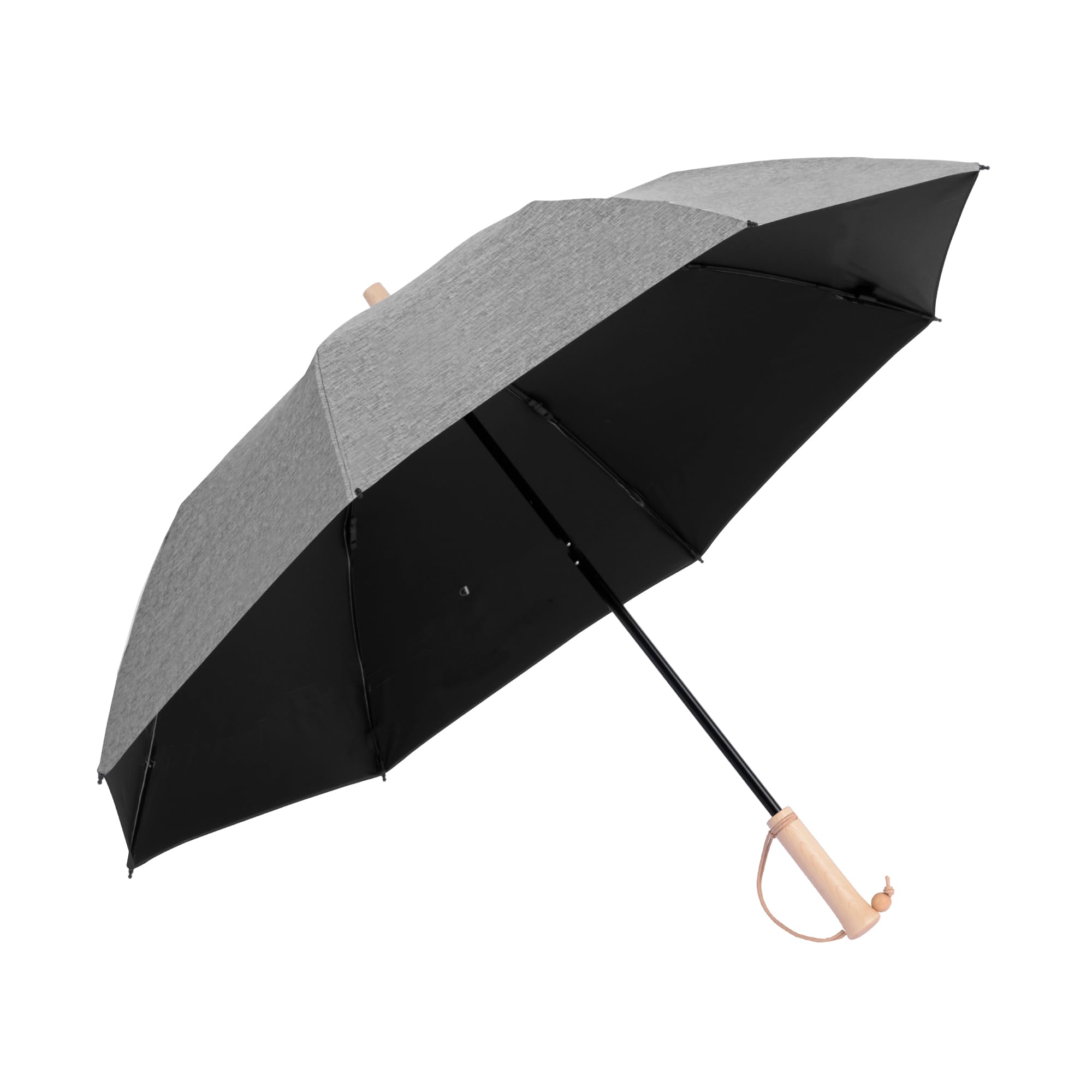 Japanese Folding Parasol UV Protection 100% Light Blocking Windproof Umbrella