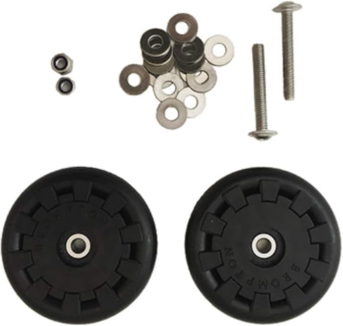 Brompton Eazy Wheel Rollers Kit 5mm Holes Easy Wheels Amazon.co.uk Sports & Outdoors