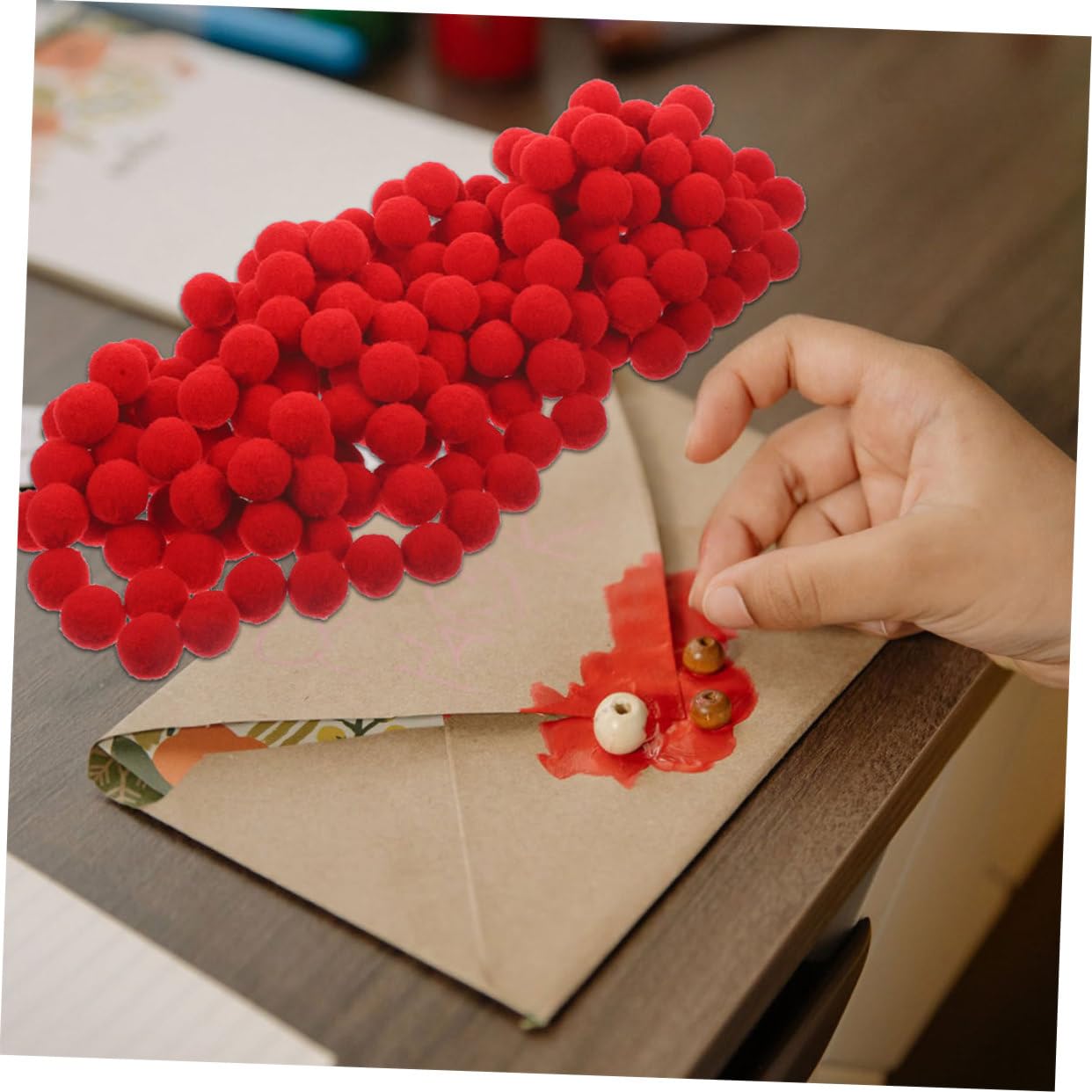 Pompones Pequeños para Manualida de S Creativas para Niños, 600 Piezas