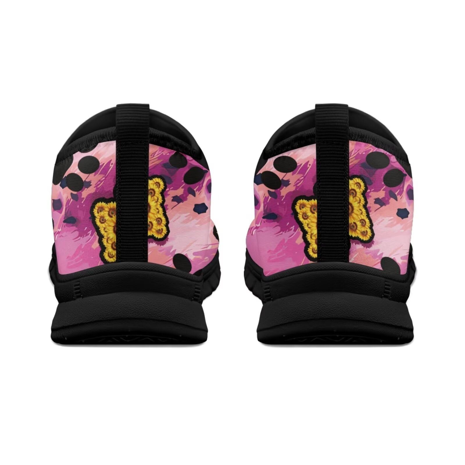 Damskie buty typu sneaker, oddychające, lekkie, antypoślizgowe, do wędrówek, joggingu, czarna podeszwa