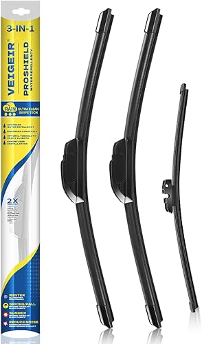 Vista 56 de Paquete de 3 limpiaparabrisas compatibles con Toyota RAV4 2019-2022, limpiaparabrisas delantero y trasero, juego de cuchillas de repuesto para mi