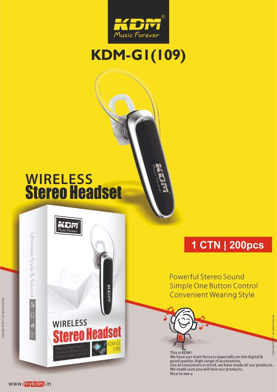KDM Wireless Headset KDM-G1(109 