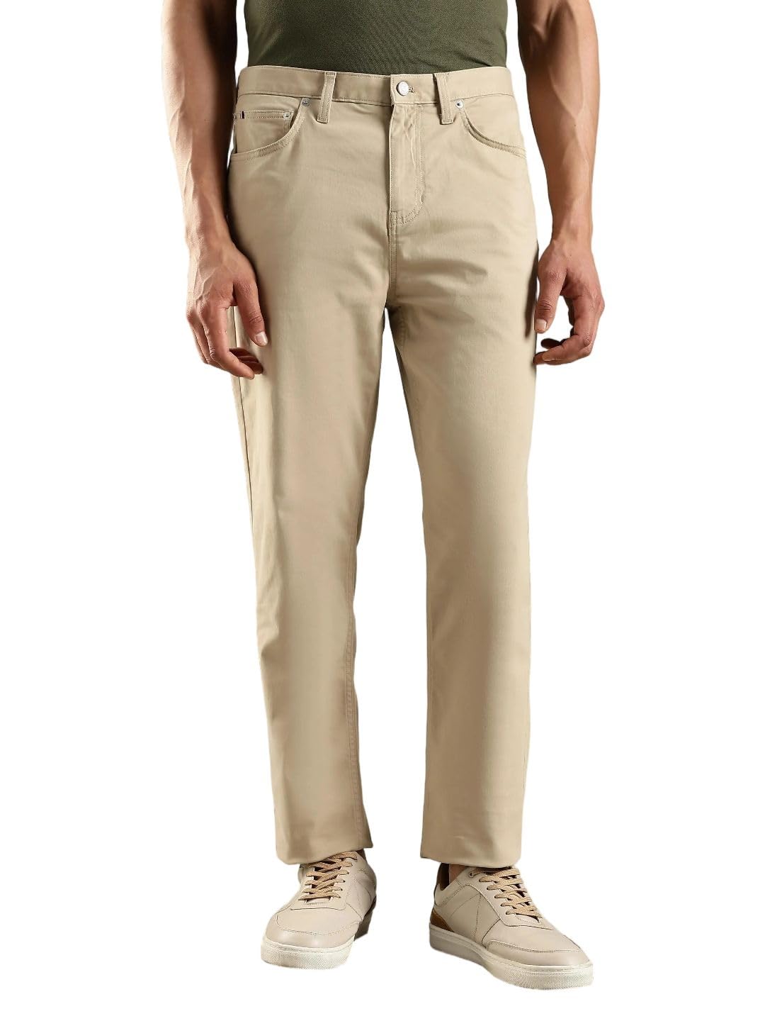 tommy hilfiger Relaxed Fit Solid Mid Rise Trouser-picture-27
