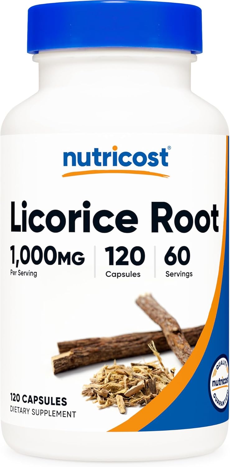 Nutricost Licorice Root 500mg, 120 Capsules - Non-GMO, Gluten Free