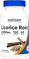 Vista 1 de Nutricost Licorice Root 500mg, 120 Capsules - Non-GMO, Gluten Free