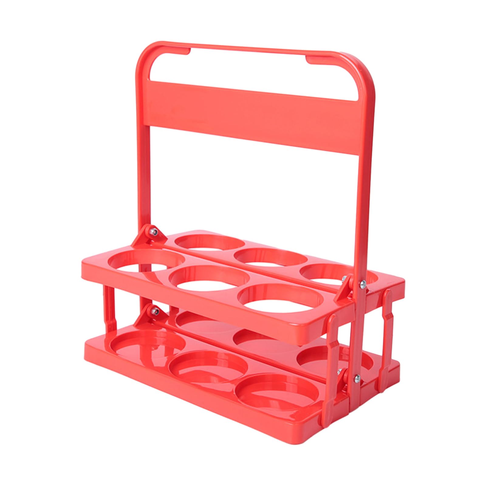 Opvouwbaar bierrek, herbruikbare bier-flessenhouder, plastic drinkcaddy houder, boodschappenmand, basketmelk, flessenhouder voor dagelijks gebruik