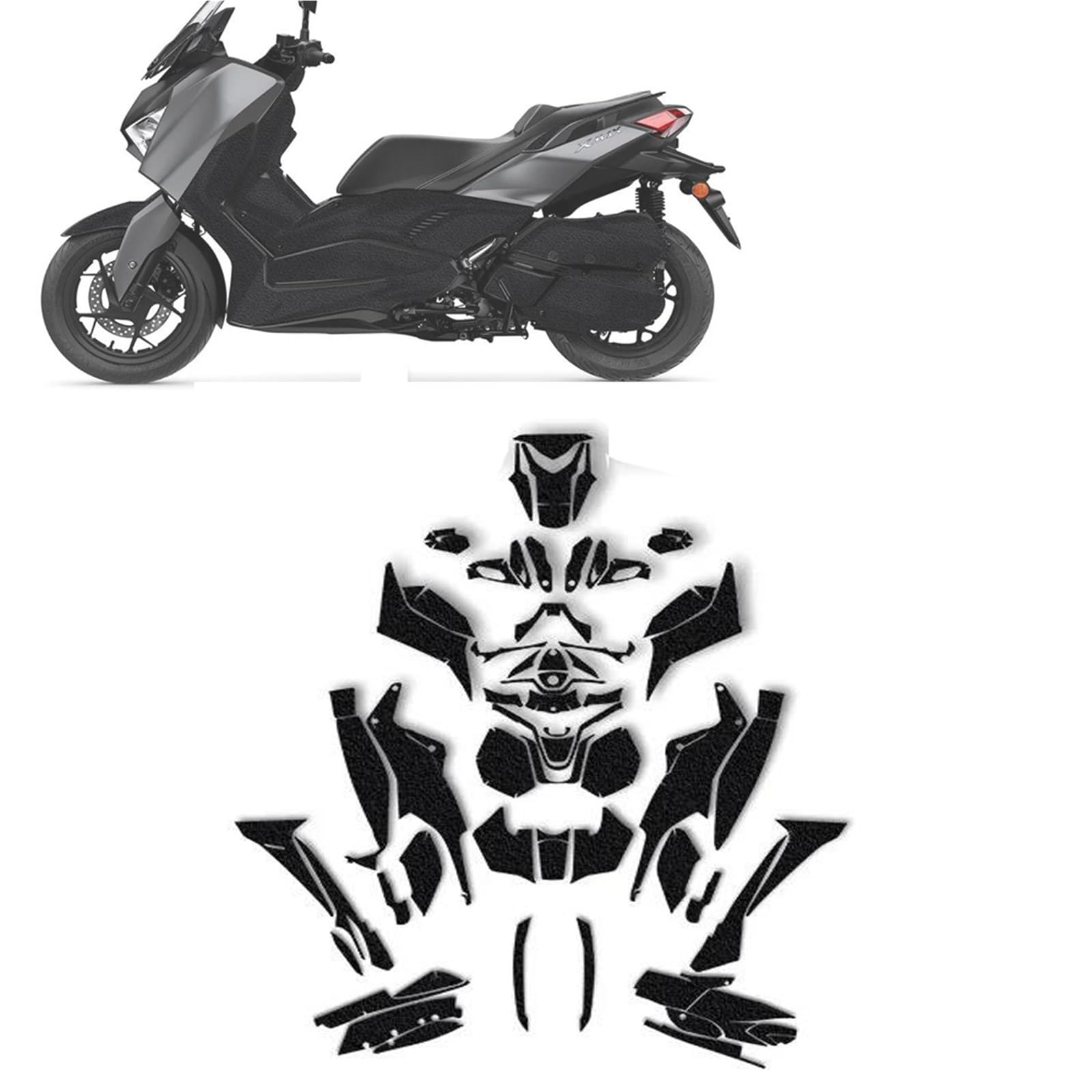 Autocollants de carrosserie protecteurs pour Y-AMAHA Xmax 300 2023 anti-rayures