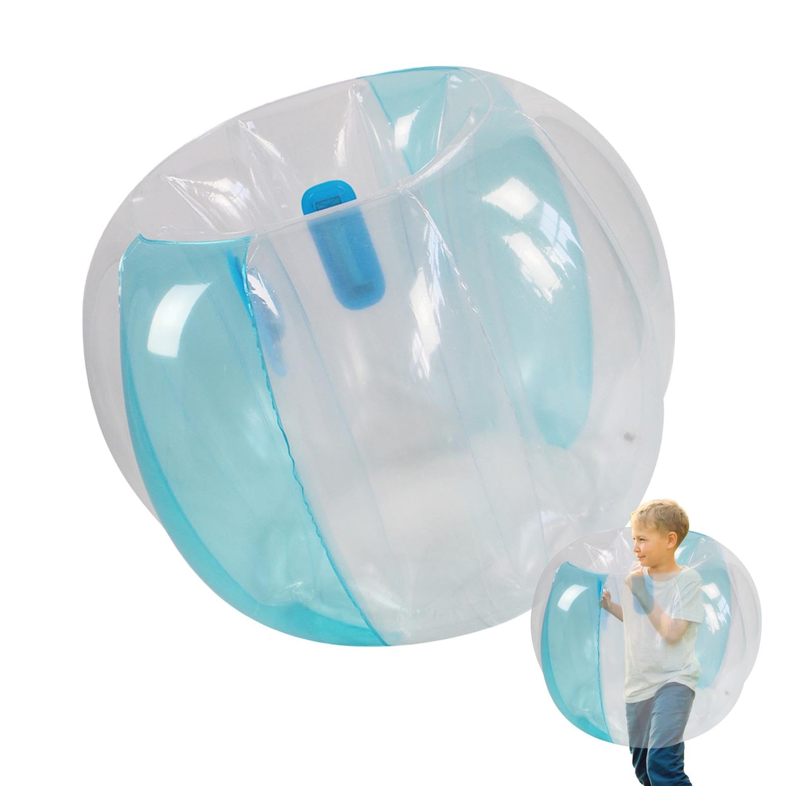 Aufblasbare Bumper-Bälle für Kinder, 90 cm Körper-Sumo-Zorb-Bälle für Kinder und Jugendliche, menschliche Hamster-Blasenbälle für Kinder-Outdoor-Sportspiele, Bumper-Bopper-Spielzeug für Spielplatz