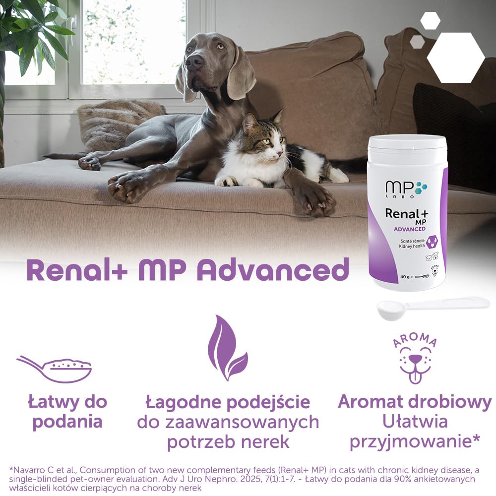 MP Labo Renal + MP Advanced 40 g - zdrowie nerek dla psów i kotów