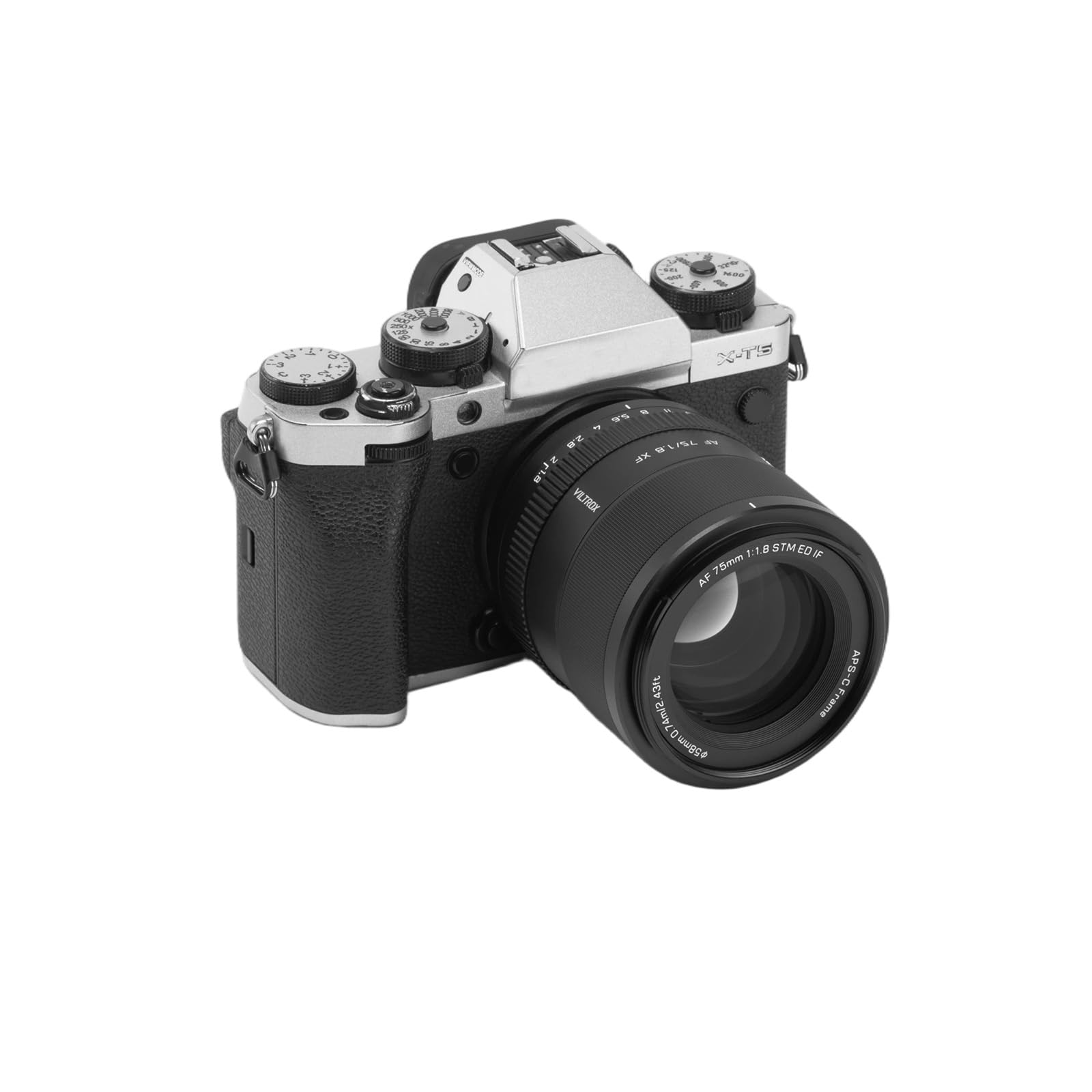 VILTROX AF 75 mm F1.8 EVO APS-C XF, obiettivo leggero con messa a fuoco automatica con grande apertura F1.8, anello di apertura continuo e motore STM, compatibile con Fuji X-Mount, ideale per ritratti