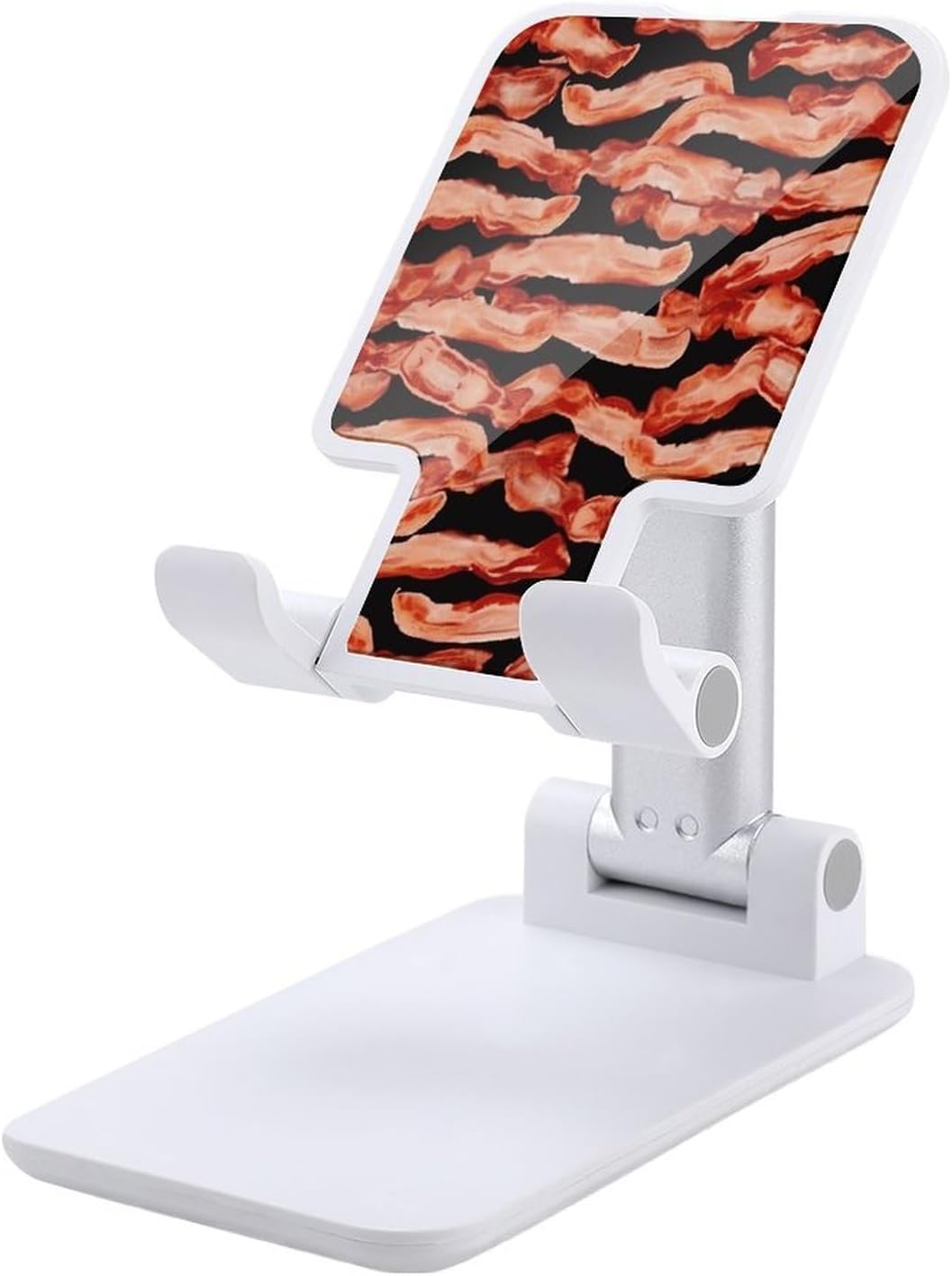 Bacon Pattern Folding Cell Phone Stand for Desk