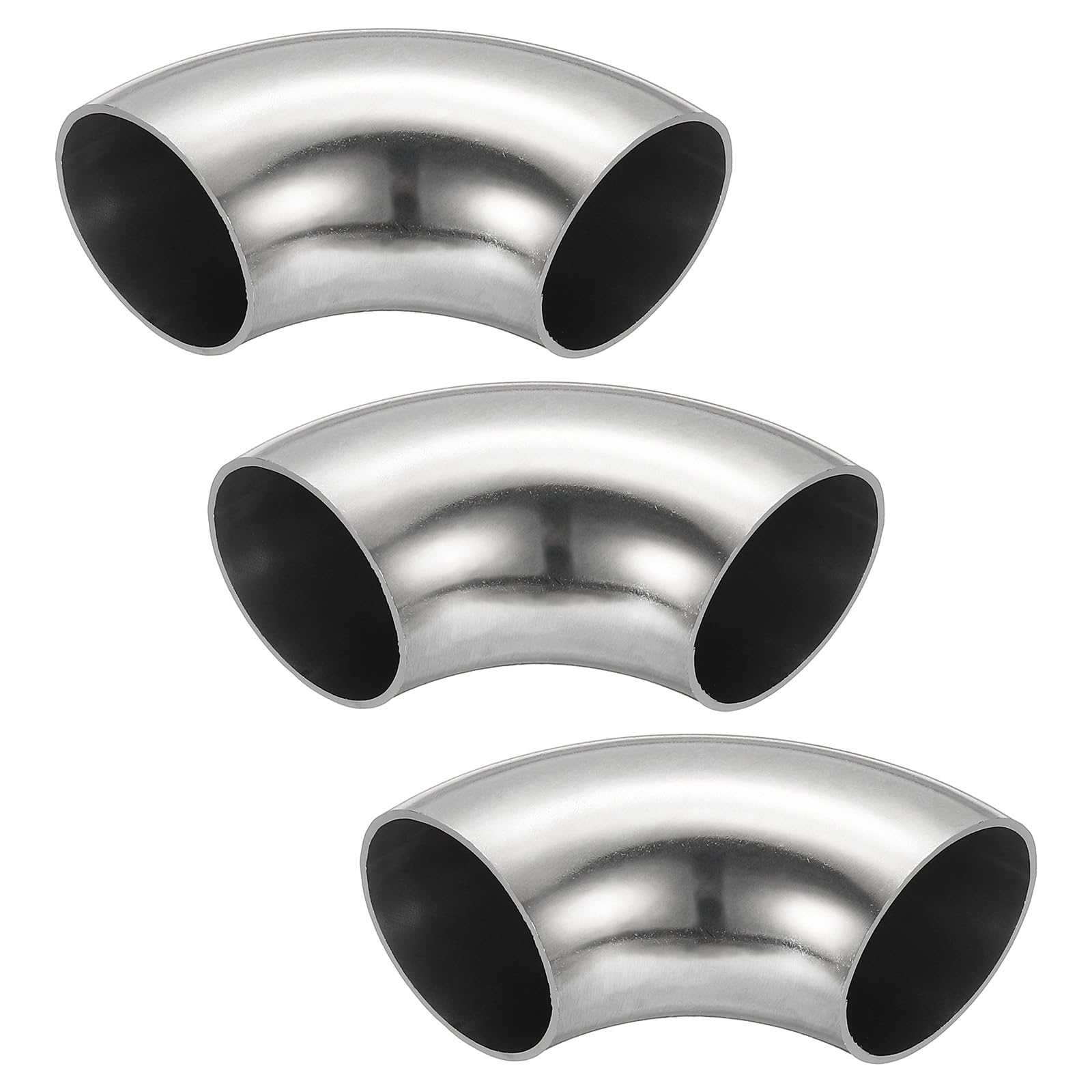 Stainless Steel Exhaust Mandrel Bend - 90 Degree, 38mm Diameter, Performance