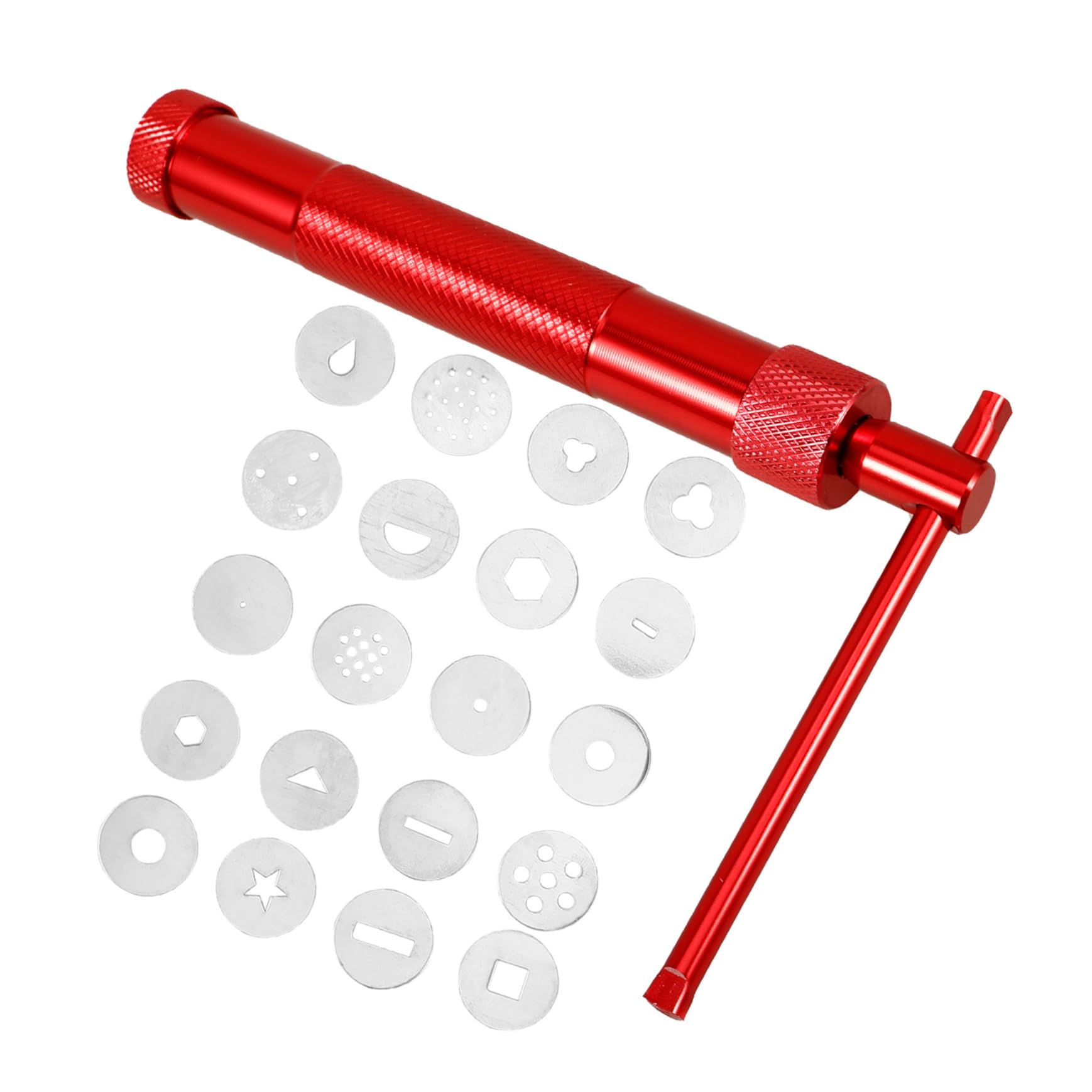 SHINEOFI 4juegos Moldes Para Extrusora De Arcilla De Escultura De Arcilla Accesorios Para Modelado De Polímero Para y