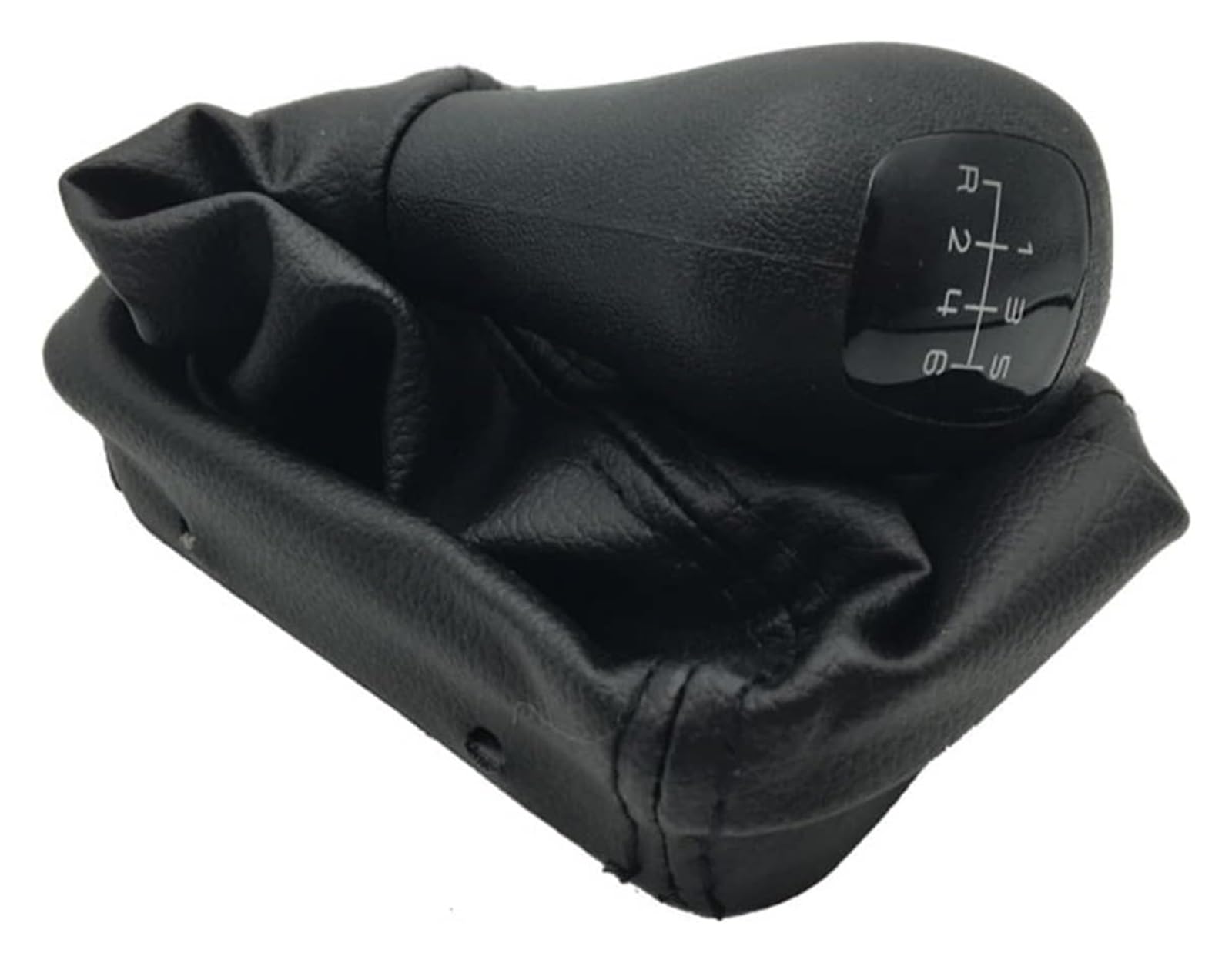 UTONGMU Manual Gear Shift Knob for Benz W202 C Class S202 W208 C208 CLK W210 5 6 Gear Car Shift Knobs with Gaitor Boot Cover(6speed)