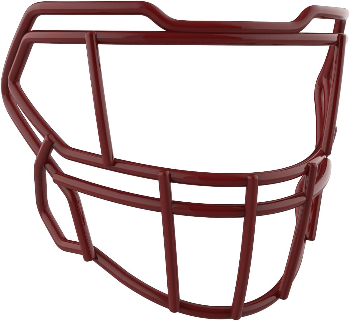 VICIS ZERO2 SO-223E Football Facemask for VICIS ZERO2 Football Helmets, Tubular Stainless Steel, Cardinal