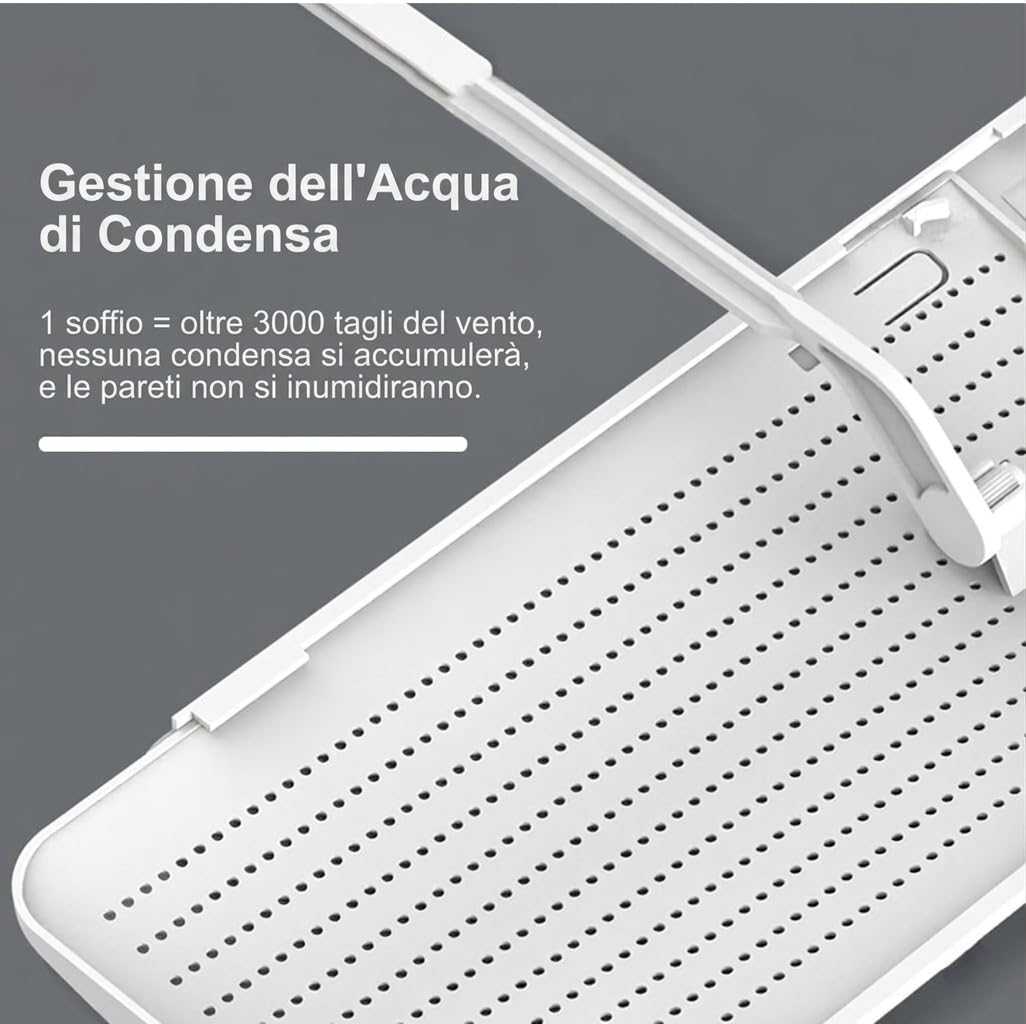 Deflector para aire acondicionado universal ajustable, desviador de aire acondicionado, antisoplado directo, fácil instalación, apto para casa, oficina, ancianos, bebés, mujeres embarazadas, blanco