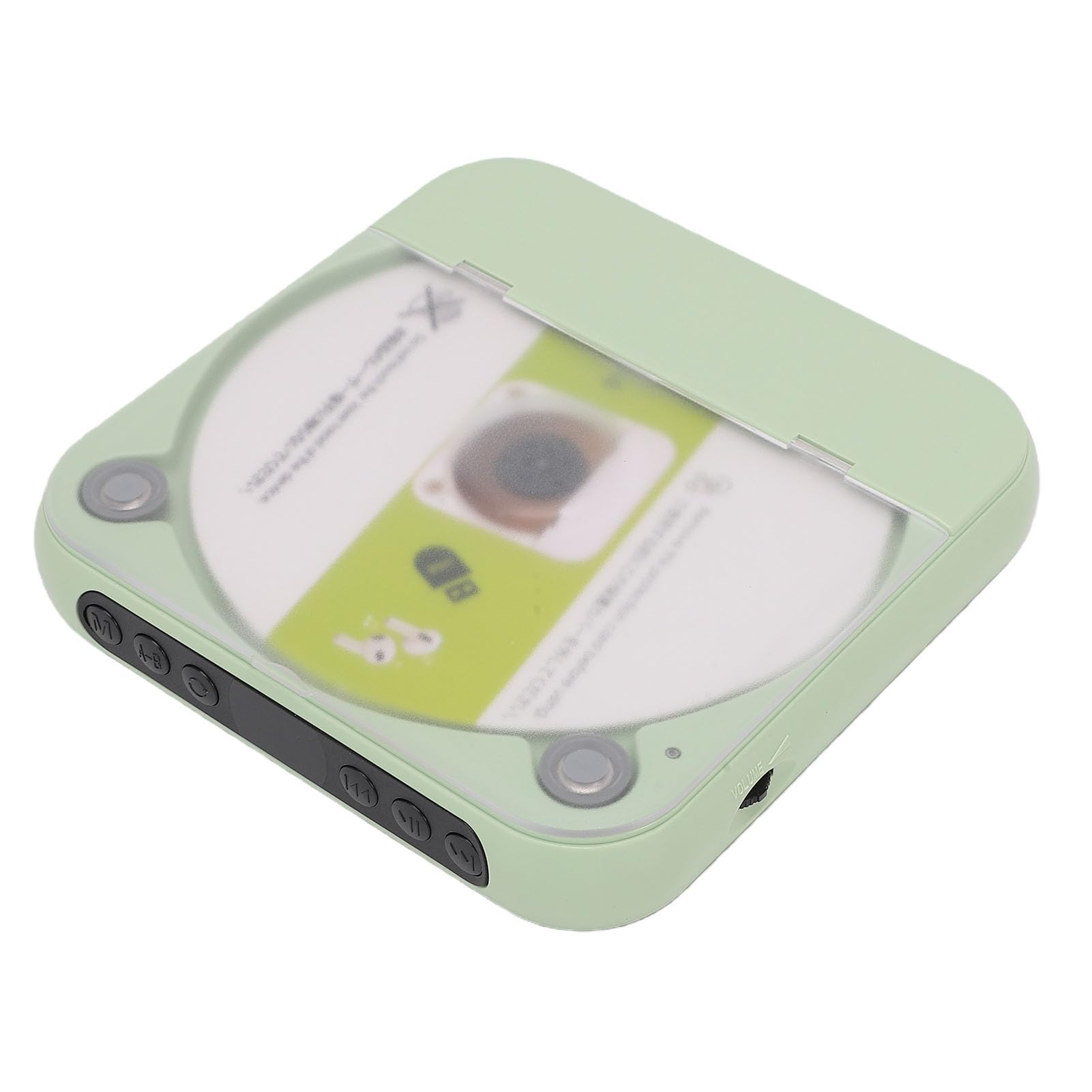 Reproductor de CD Portátil, Reproductor de CD de Escritorio Bluetooth con Altavoces HiFi Integrados, Pantalla LCD, Reproducción de MP3 USB, Recargable