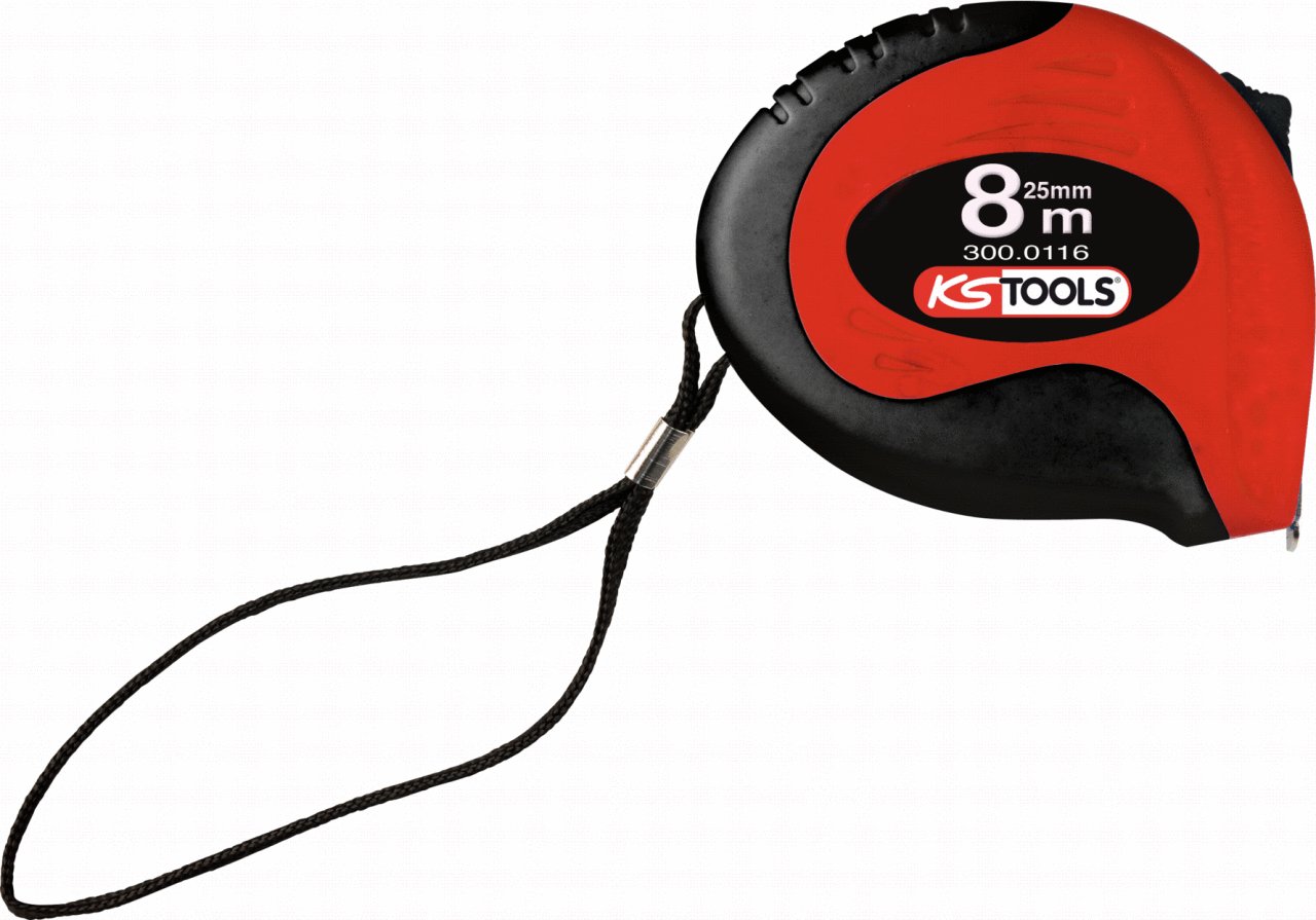 KS Tools 300.0116 Precision+ Steel Tape Measure 8Mx25mm - Image 3