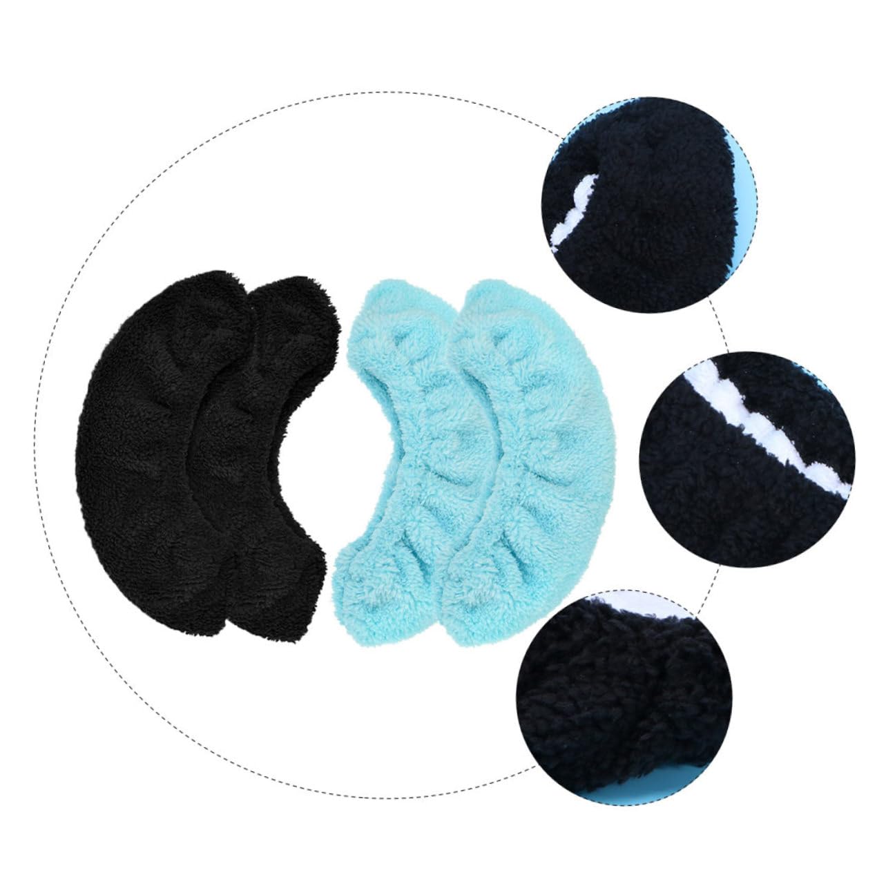 TOYANDONA Protège-Lames de Patins Élastiques Taille M, 2 Paires
