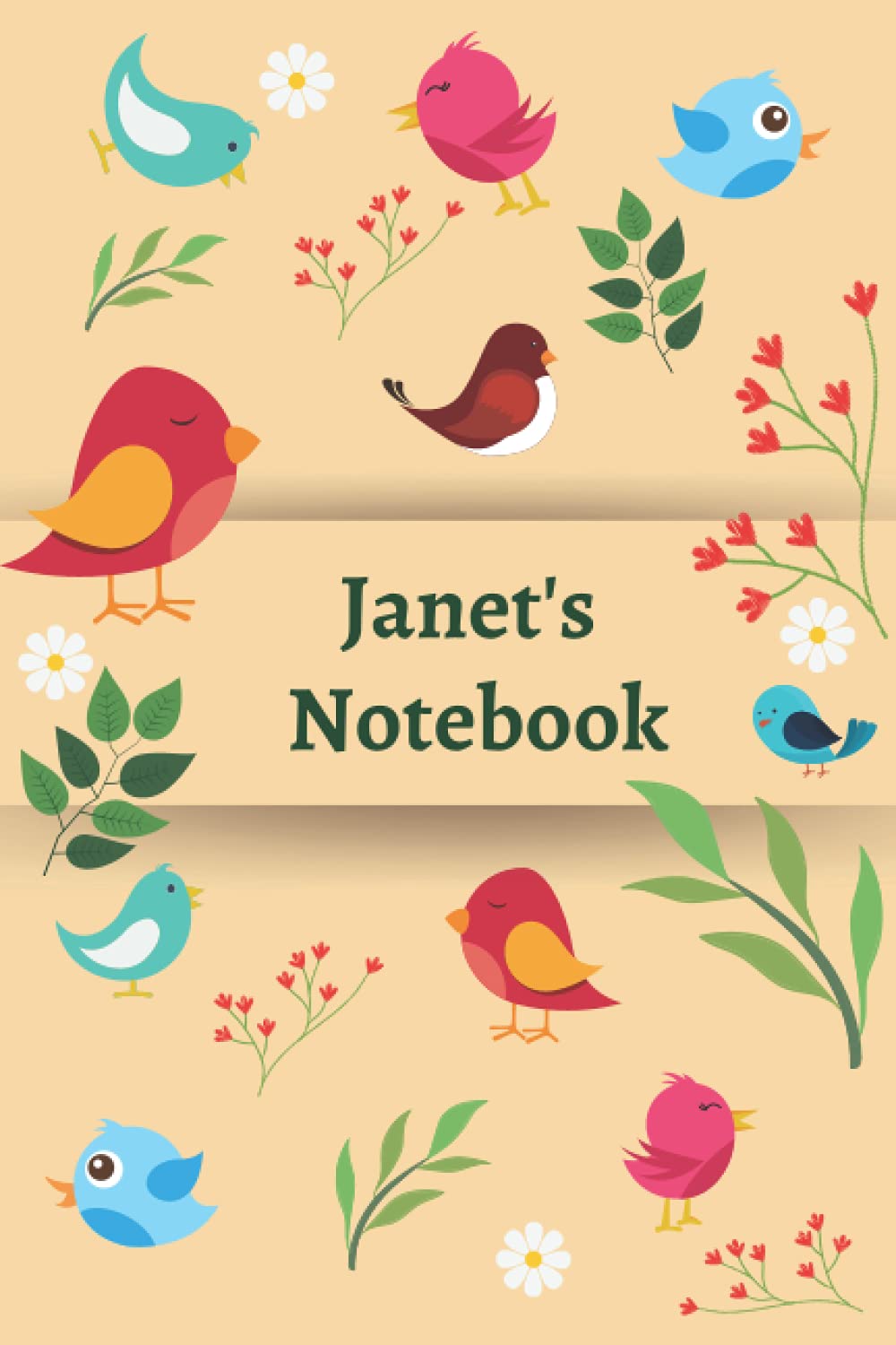 Janet's Notebook: 120 Lined pages, (6”x 9”), Personalised Notepad, Note Pad, Notes, Birthday Present