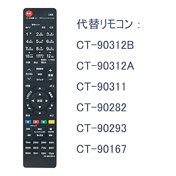 Amazon | PerFascin 代替リモコン FITS FOR CT-90312B CT