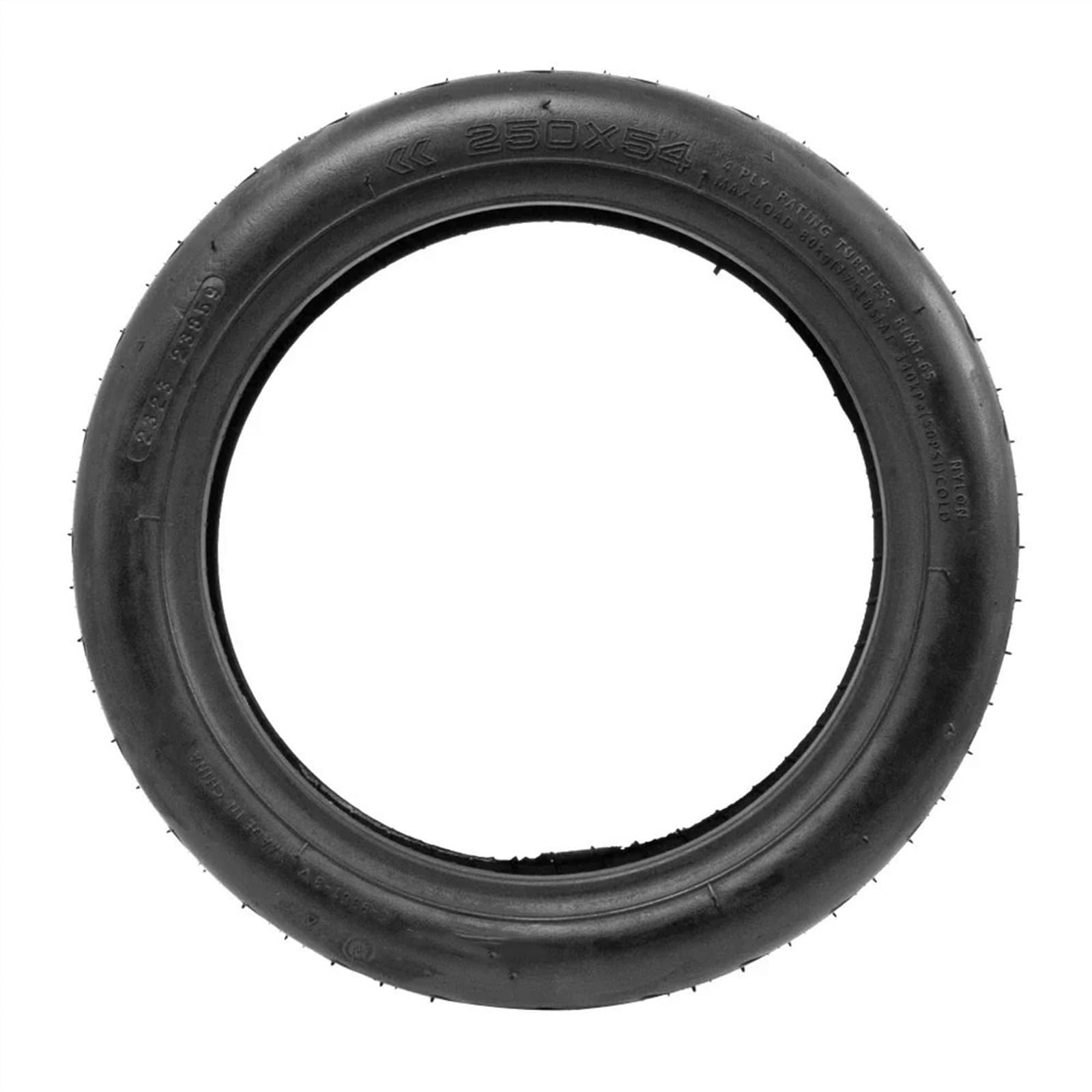 Recambio Rueda Patinete EléCtrico Neumático Sin Cámara 250x54 Uso Apto Para Patinete Eléctrico, Neumáticos Exteriores, Delantero Trasero Inflable De Goma Resistente Al Desgaste