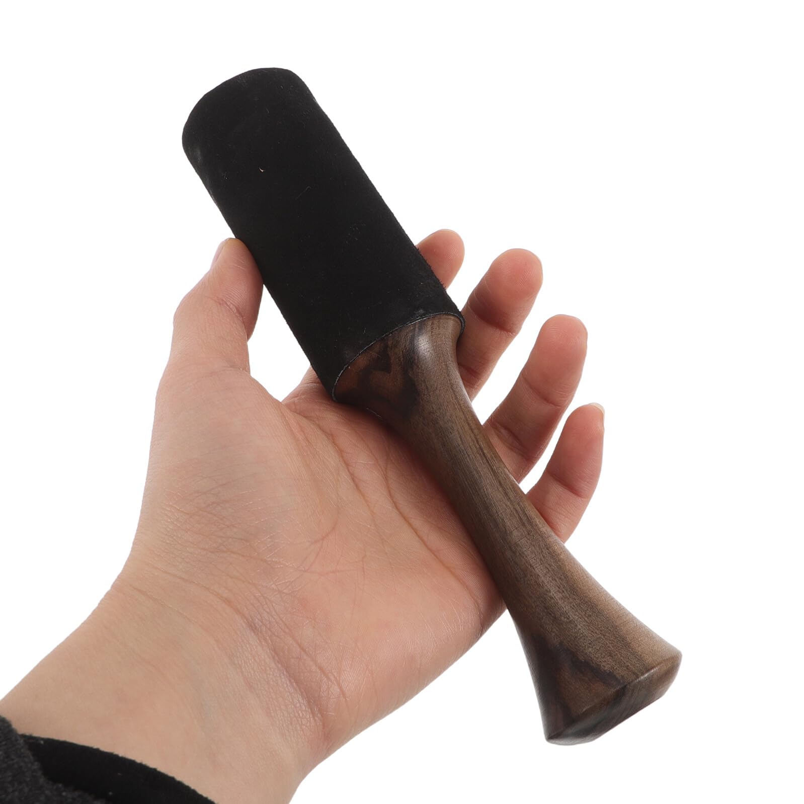 Maillet en Bois pour Bol Chantant Népalais, Bâton de Frappe pour Contemplation avec Manche en Bois, Accessoire pour Yoga et Relaxation Sonore