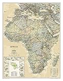 mapa africa con nombres  Africa Executive, Tubed: Wall Maps Continents (National Geographic Reference Map)