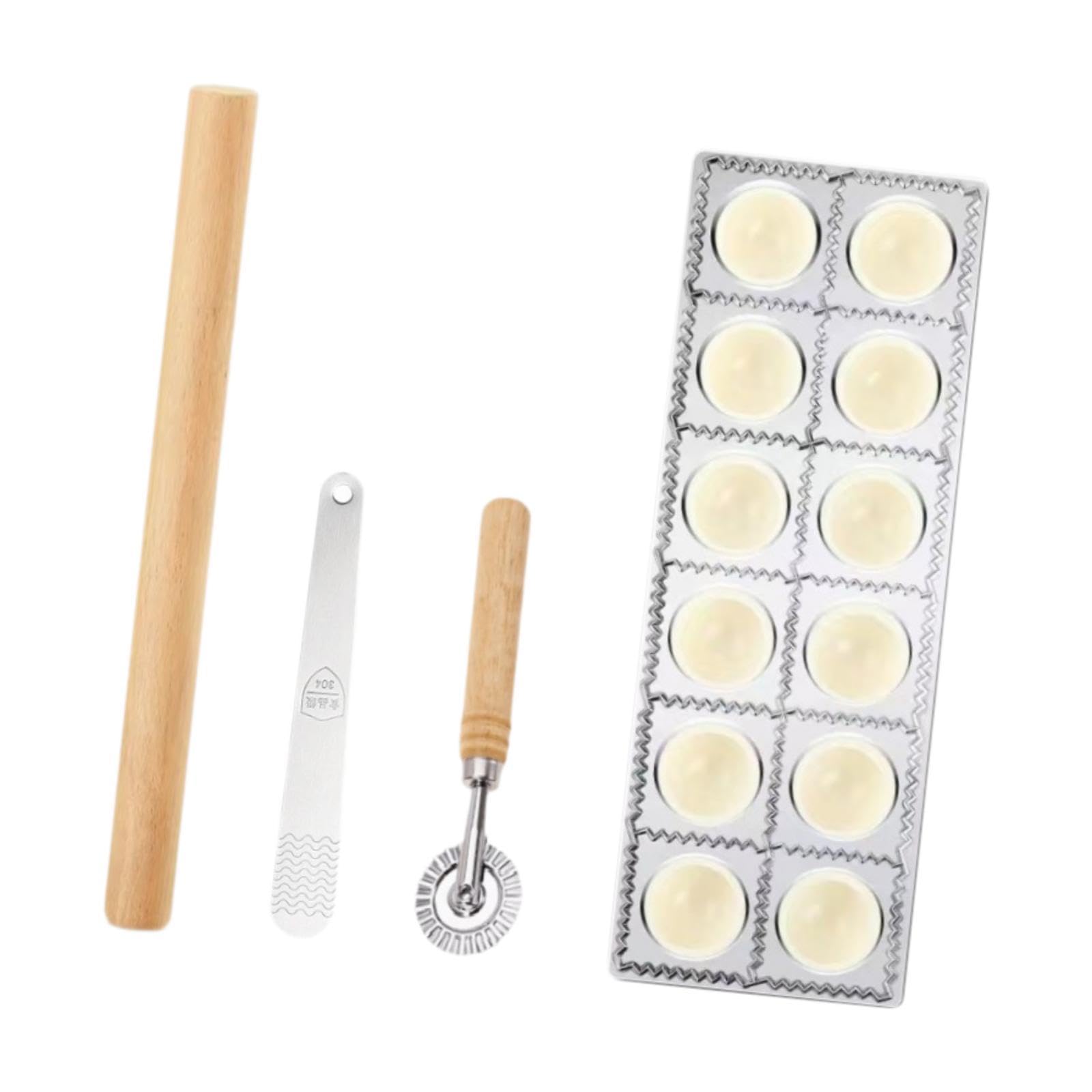 5X Ravioli Cutter Set Solid Pasta Cutter Stamp Maker for Restaurant Supplies|