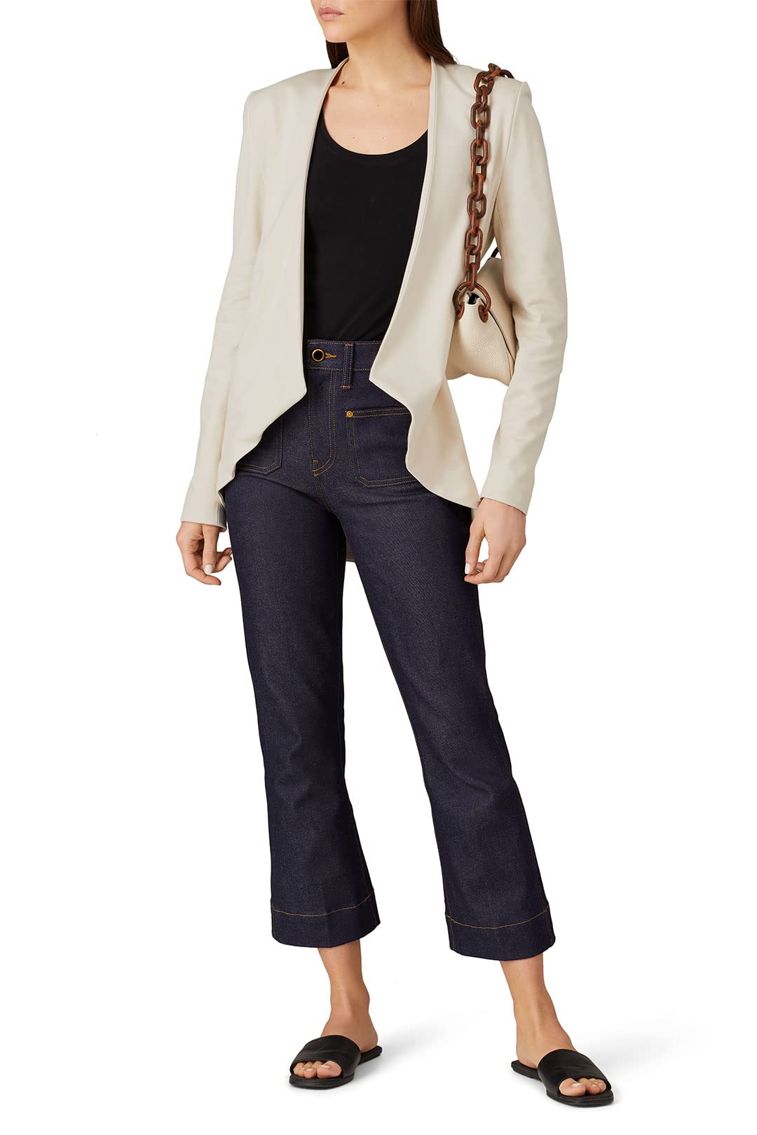 of mercer Rent The Runway Pre-Loved Cream Montgomery Blazer-picture-34