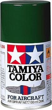 Tamiya Aircraft Spray Paint AS-1 Dark Green IJN 100ml TAM86501 Lacquer Primers & Paints