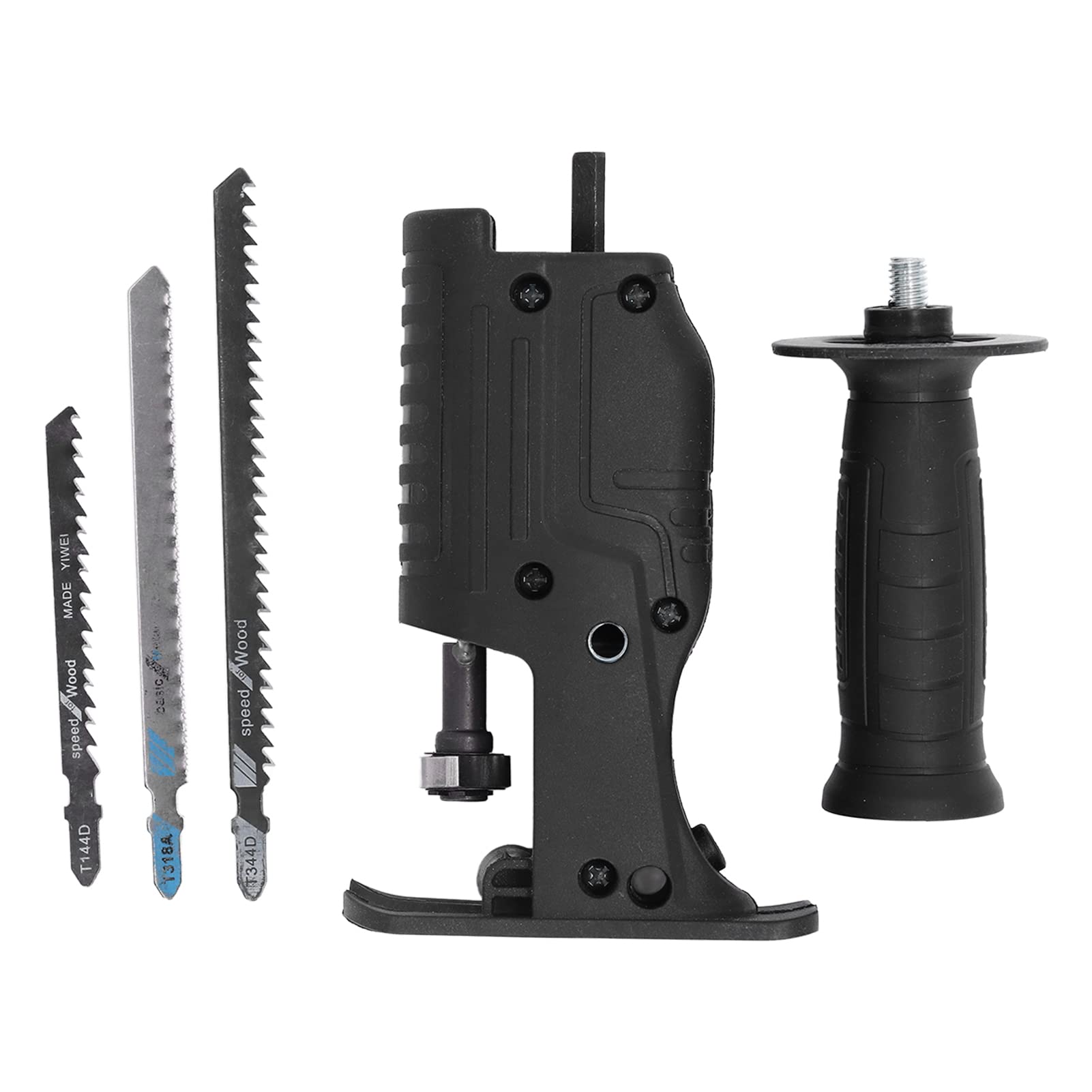 Adaptador de Sierra Recíproca Portátil Kit de Mango de Adaptador de Motosierra con Mango Ergonómico para Carpintería