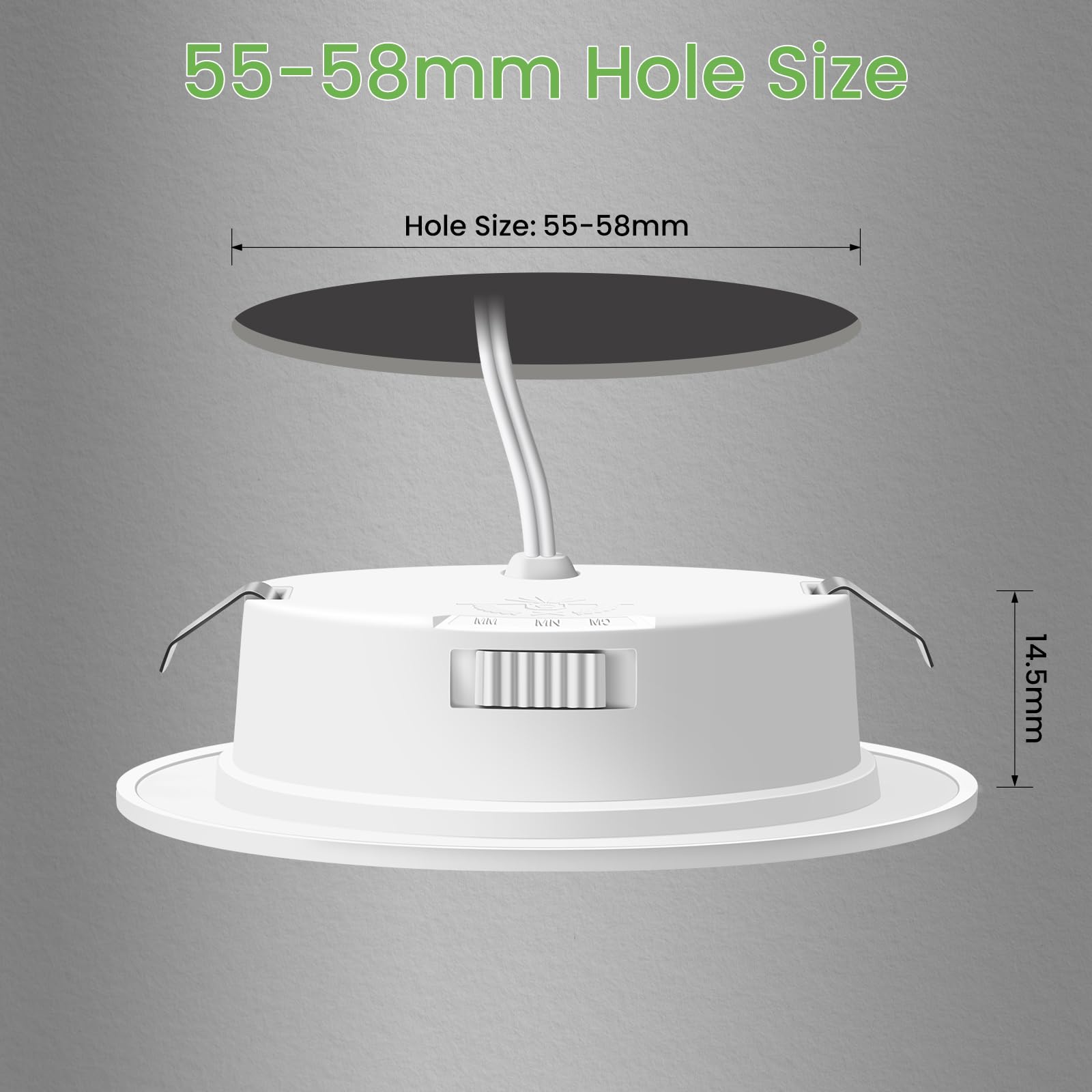ALUSSO LIGHTING 3 Pack 12V LED Spot Lights, 3000K 4000K 6000K Downlights - Image 2