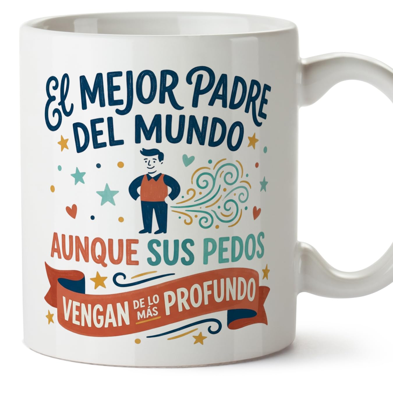 MUGFFINS Taza mamá con frase Para el mundo eres una madre pero para la familia eres el mundo en Español | regalo madre | 330 Ml 11 oz | Idea original para regalar | progenitores v1 — view 89