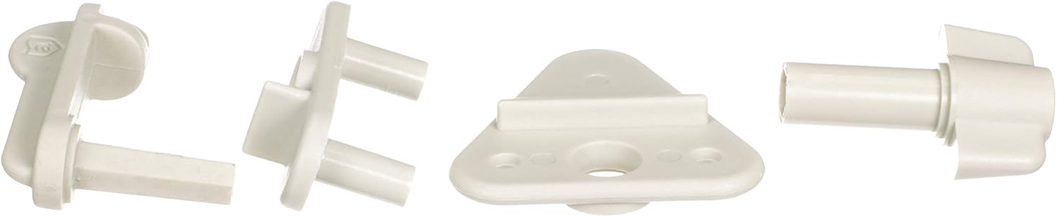 Attwood 11404-6 Pontoon Replacement Latch, Universal Sizing for Square Frames 1 Inch to 1 ¼ Inch, Fits Left- or Right-Hinge Gate