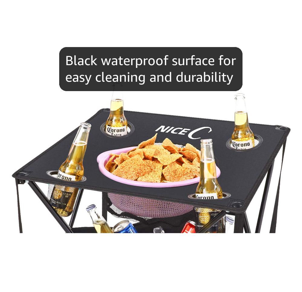 Amazon.com: Nice C Camping Cooler Tables, Small Canvas Table