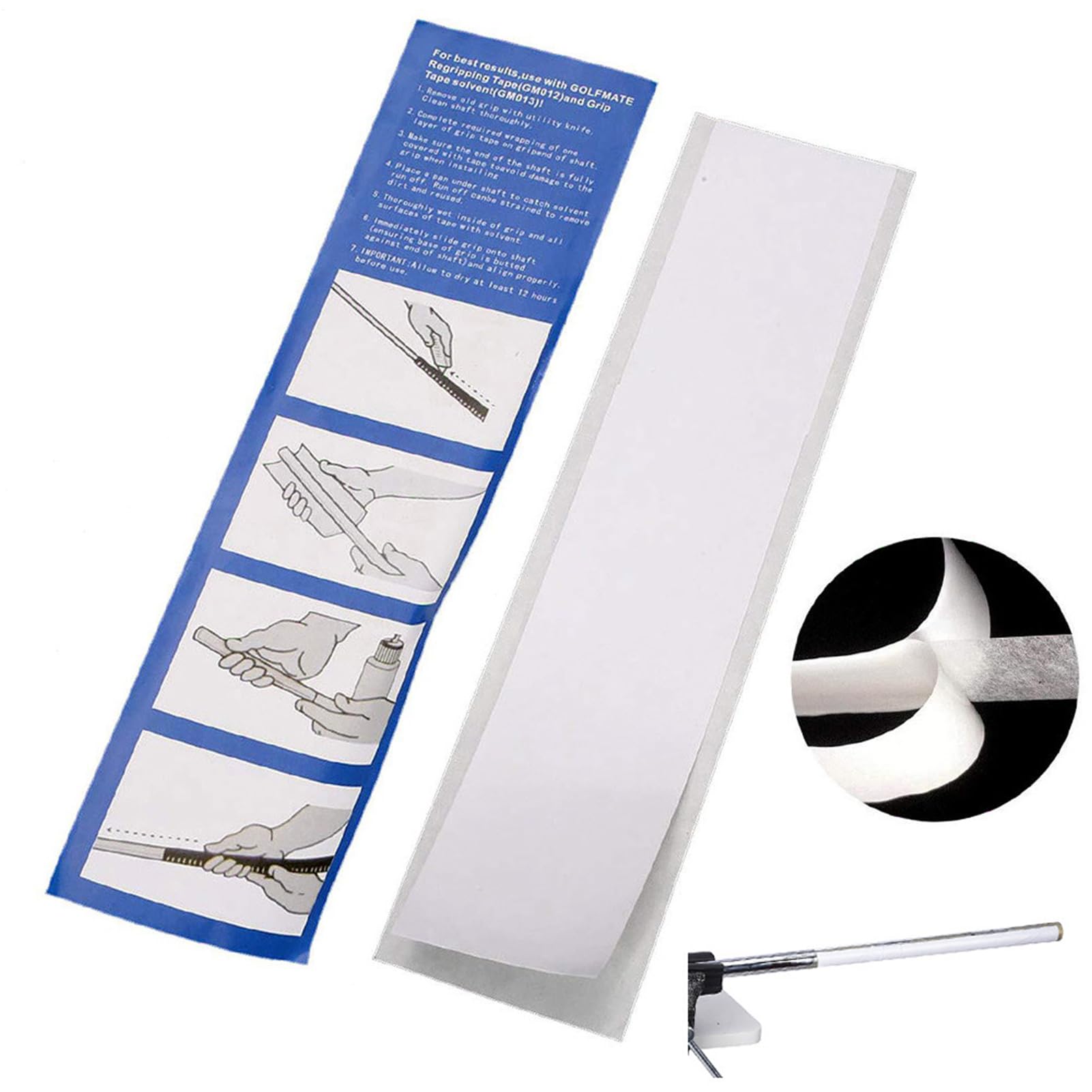 Kit de reenvío para palos de golf | 4 piezas tornillo de sujeción portátil - extractor portátil con manguito de goma para varillas de carbono o metal de estándar