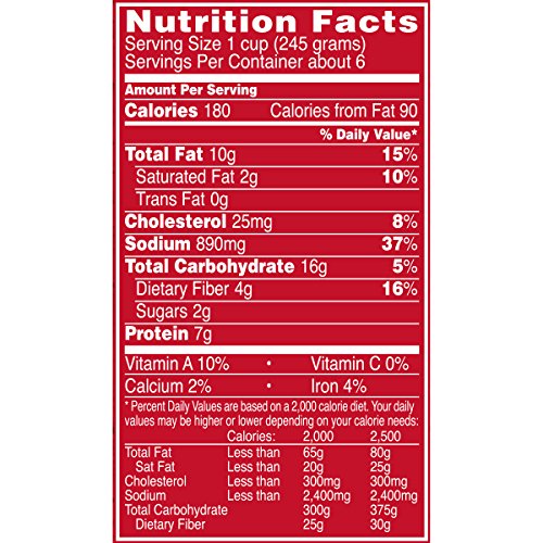 Campbell's Chunky Soup, Creamy Chicken & Dumplings, Family Size, 50 Ounce (Pack Of 6) #TOP4