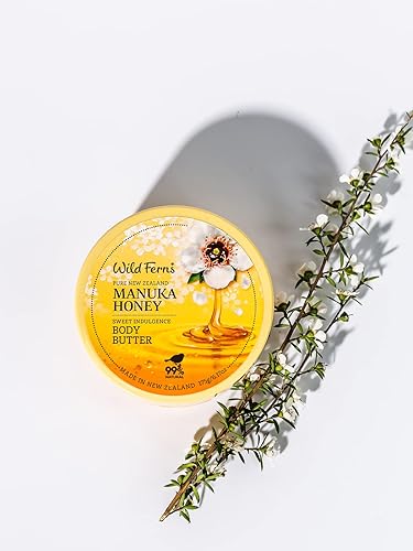 Miniatura 6 de Wild Ferns Mantequilla corporal dulce indulgencia con miel de manuka, 99% natural, 6.17 oz