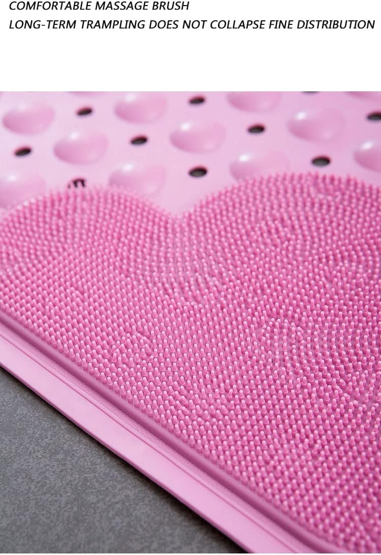 zyhfcfff-sd Bath Mats Non Slip Mat Shower Rubber Bathmats Bathroom Mats Non Slip Washable Large Non Slip Bath Mats for Bathroom Floor Strong Grip (Color : Gray, Size : 60 * 90cm)