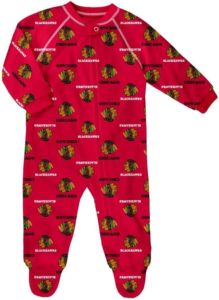 Outerstuff NHL Infant Raglan Full Zip Coverall Sleeper - (0-24 months)
